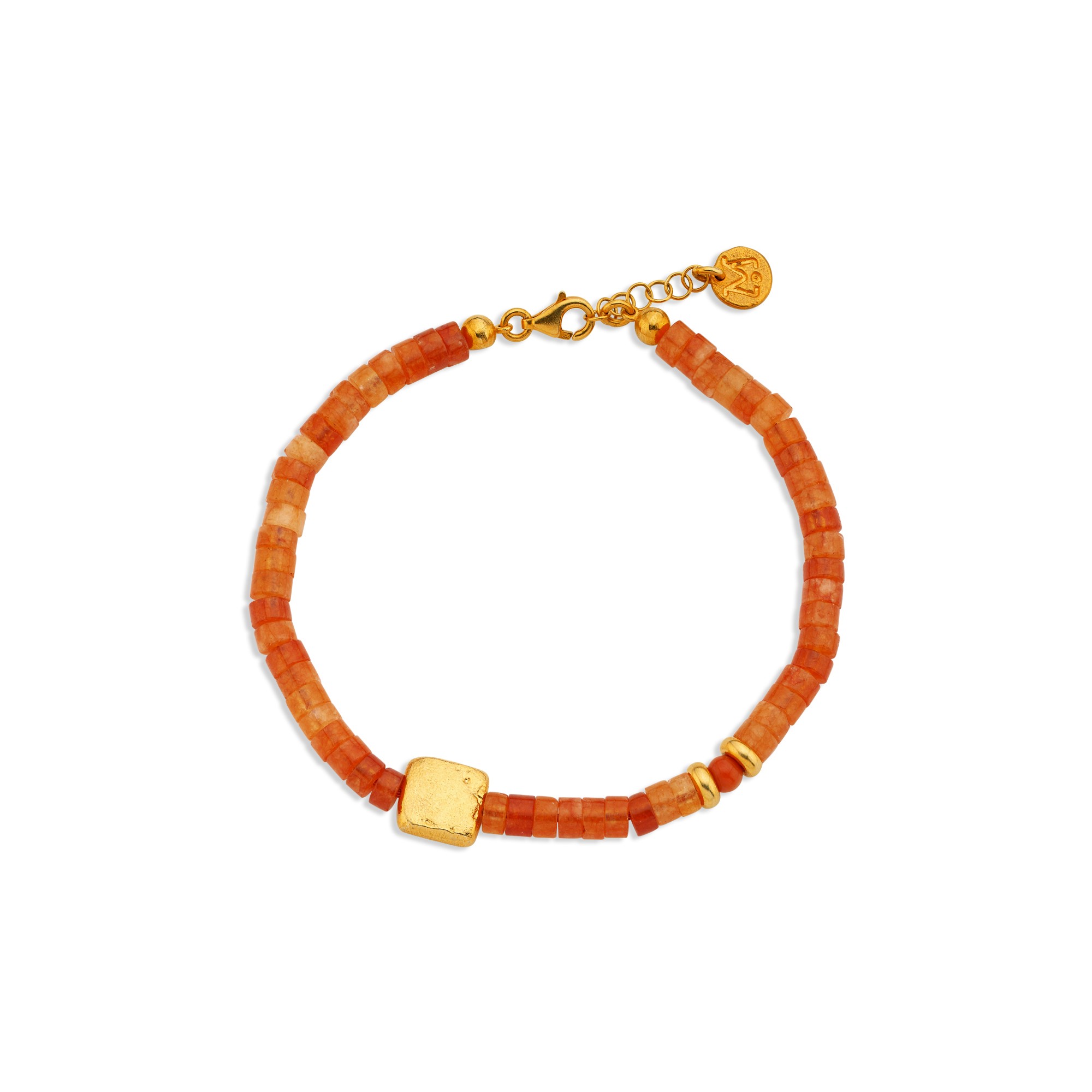 Coral Nugget Bracelet