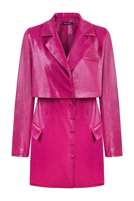 KATY PINK BLAZER DRESS