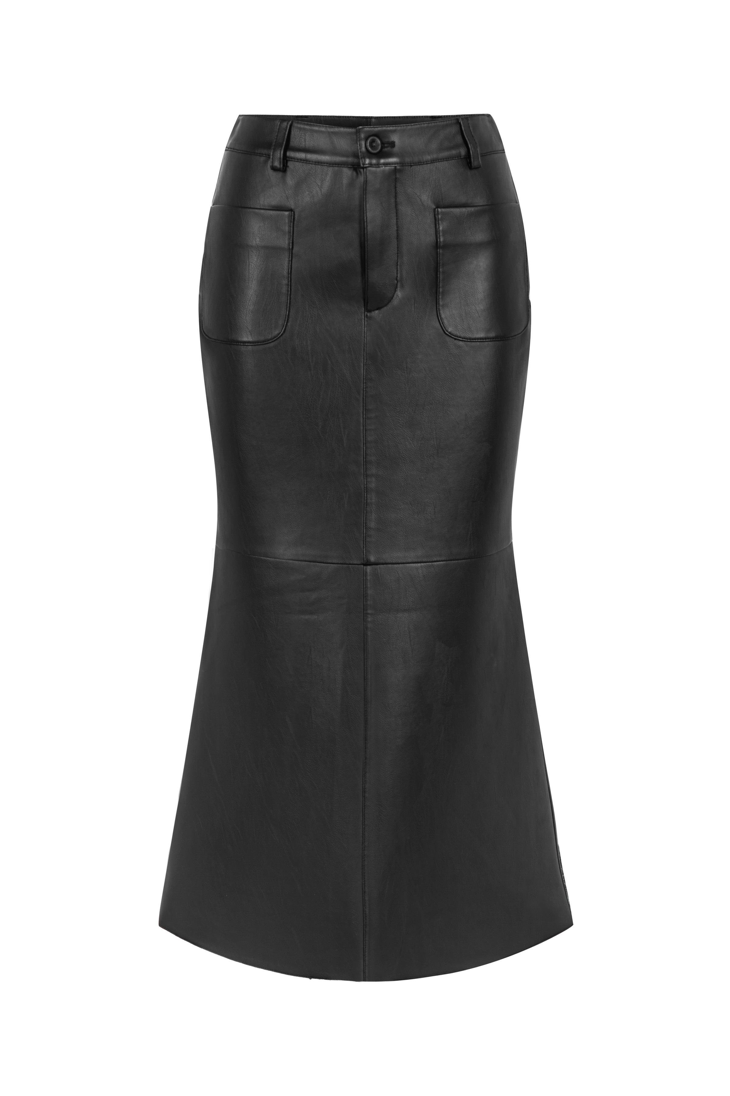 Marina Leather Skirt