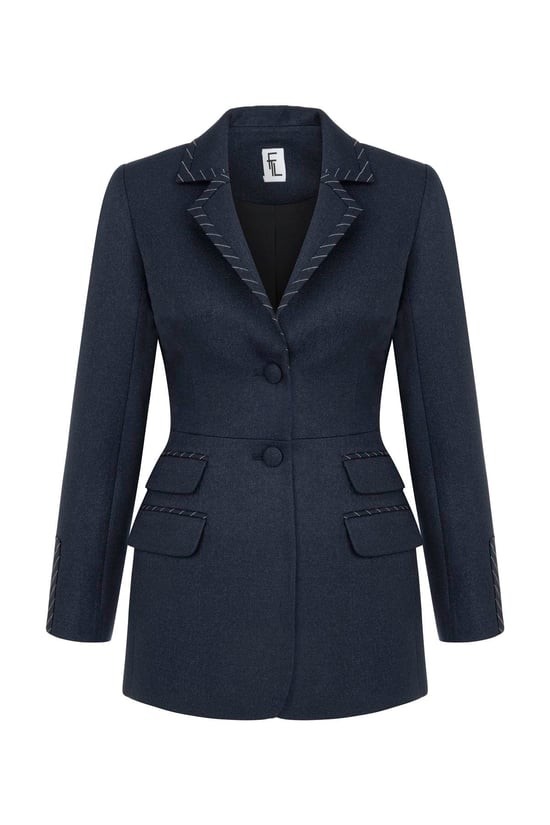 LUCIEN MIDNIGHT BLUE BLAZER 