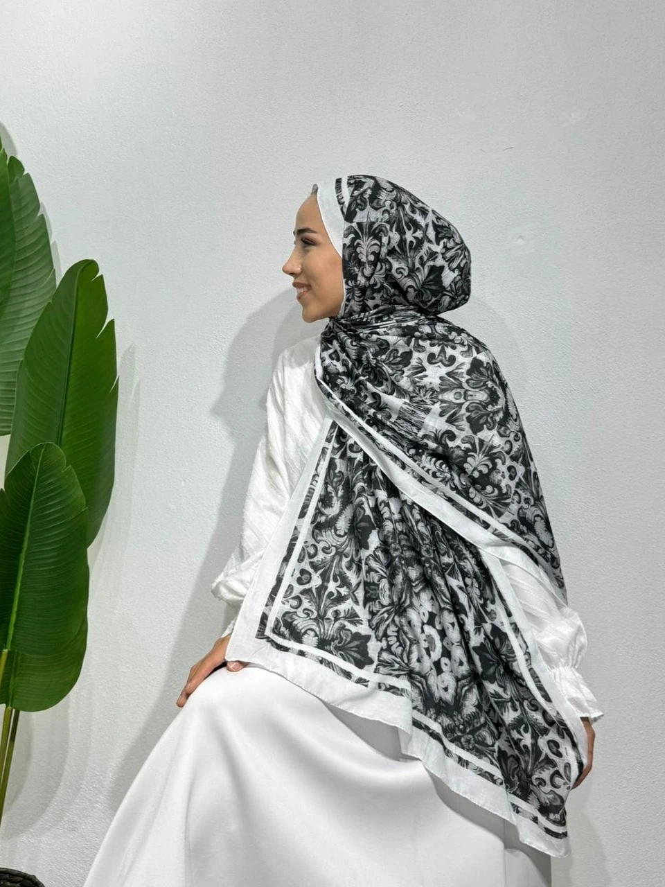 ETNİK DESEN  BAMBU KRAŞ ŞAL