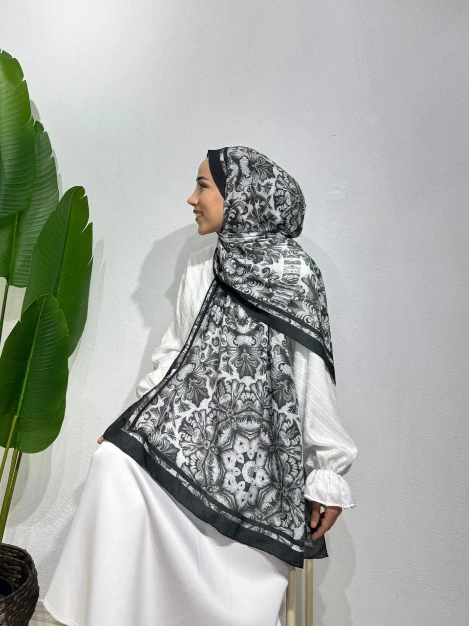 ETNİK DESEN  BAMBU KRAŞ ŞAL