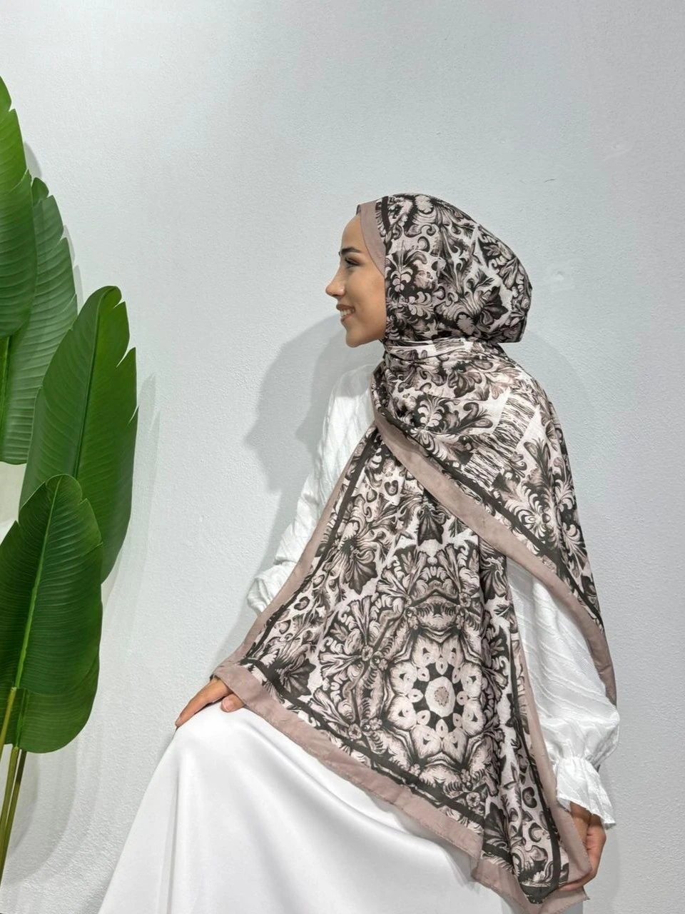 ETNİK DESEN  BAMBU KRAŞ ŞAL