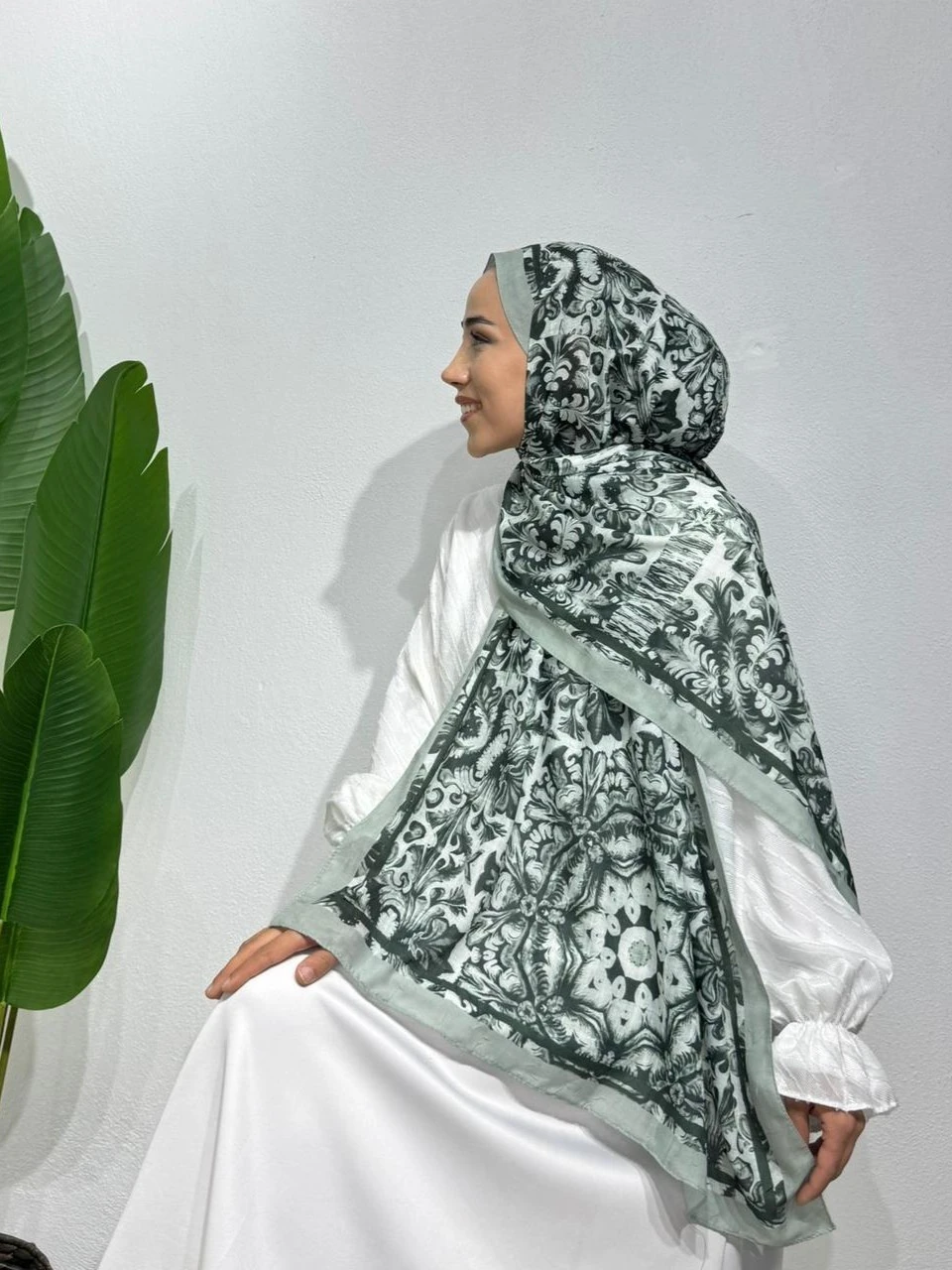 ETNİK DESEN  BAMBU KRAŞ ŞAL