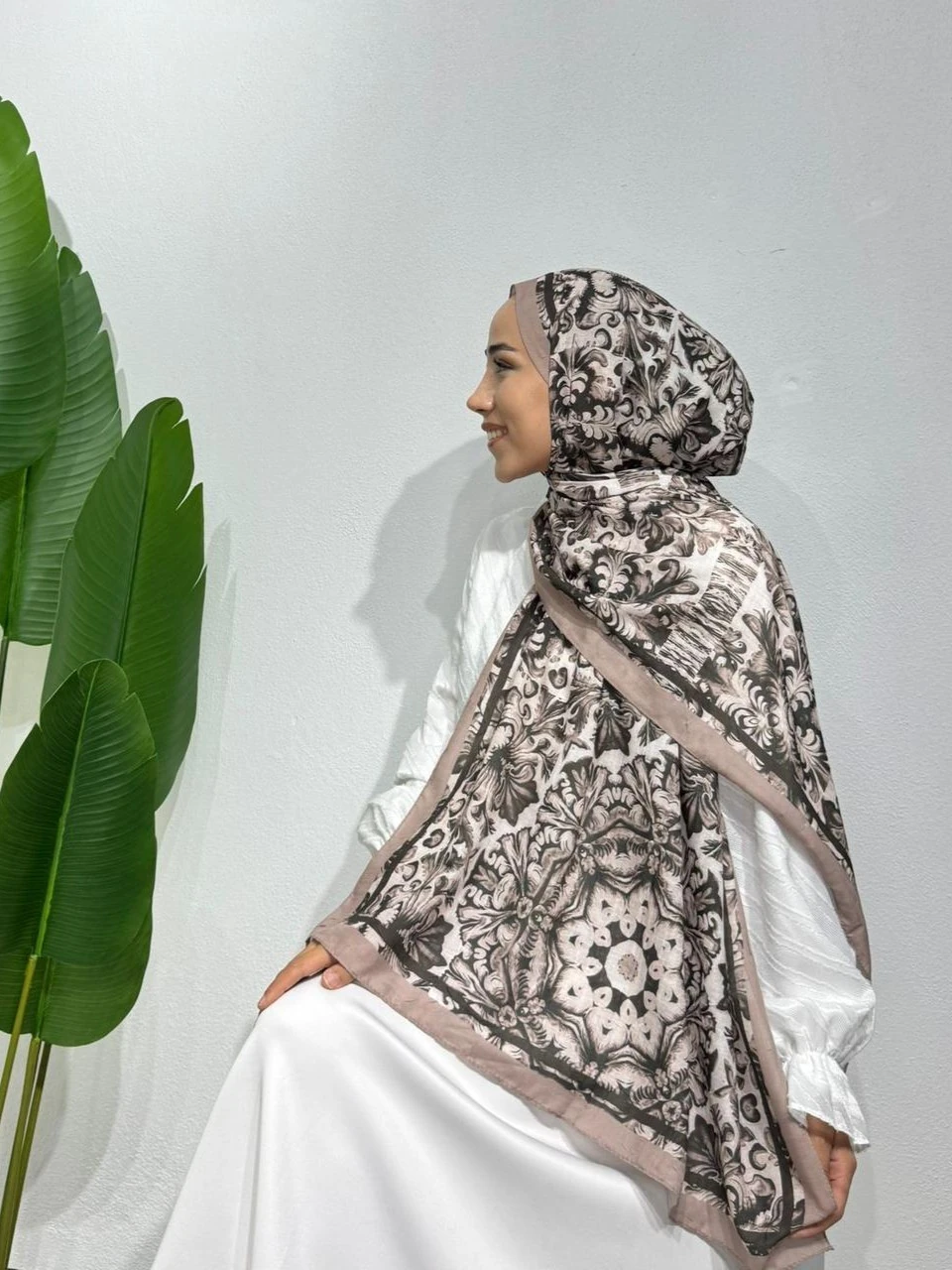 ETNİK DESEN  BAMBU KRAŞ ŞAL