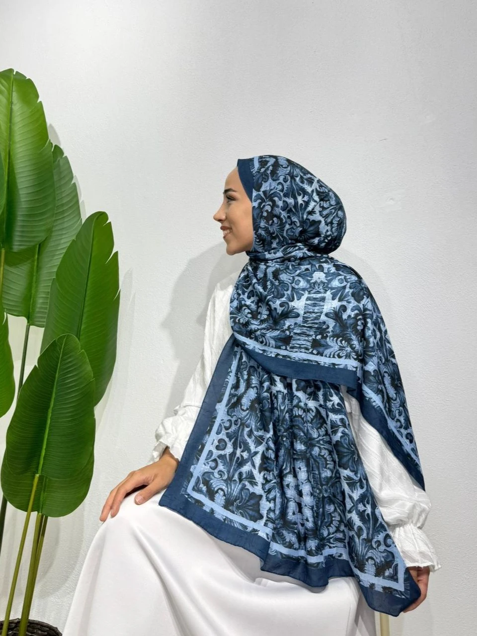 ETNİK DESEN  BAMBU KRAŞ ŞAL