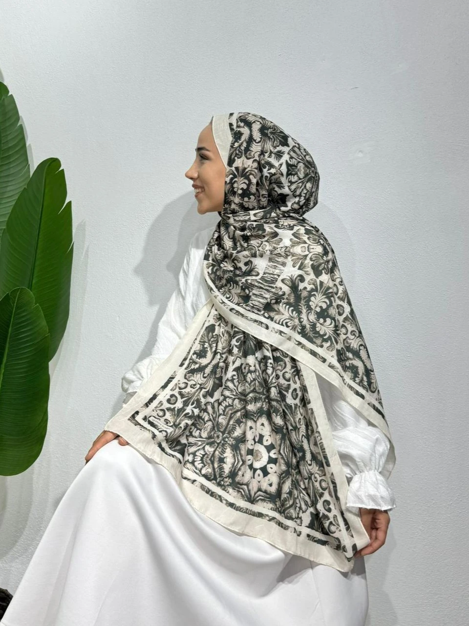 ETNİK DESEN  BAMBU KRAŞ ŞAL