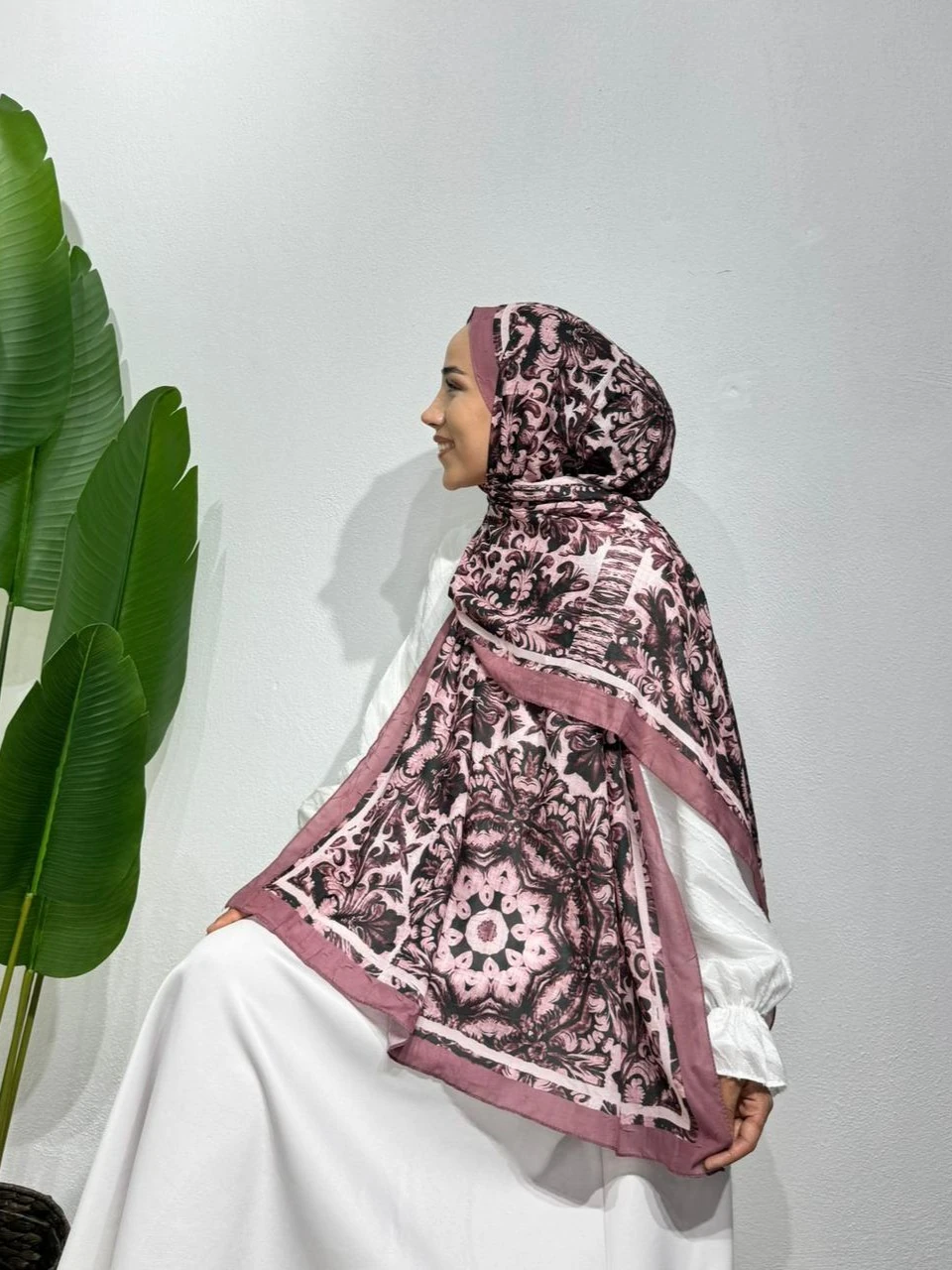 ETNİK DESEN  BAMBU KRAŞ ŞAL