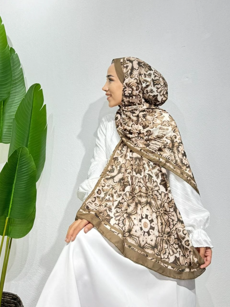 ETNİK DESEN  BAMBU KRAŞ ŞAL