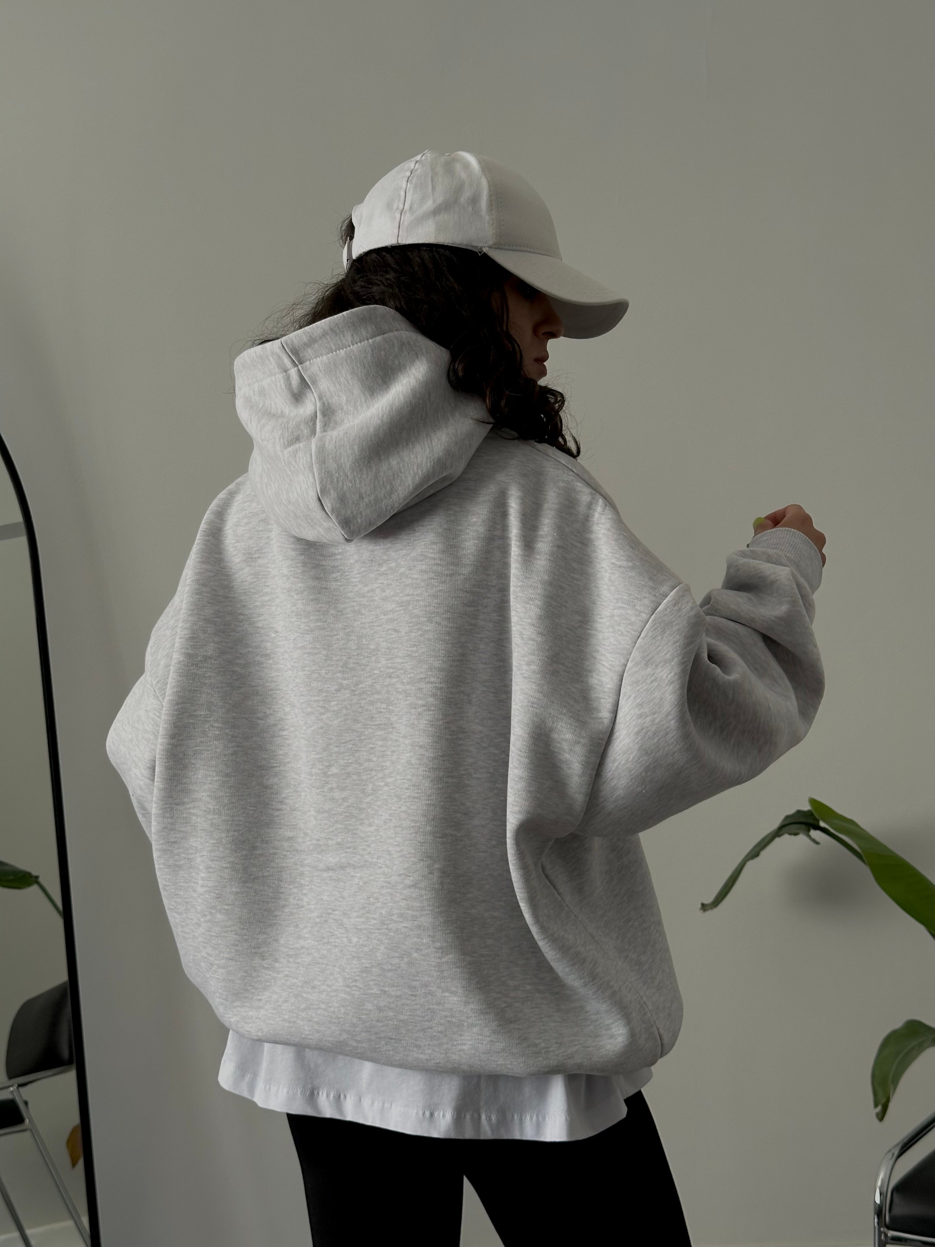 Women’s Oversized Hoodie - Grey