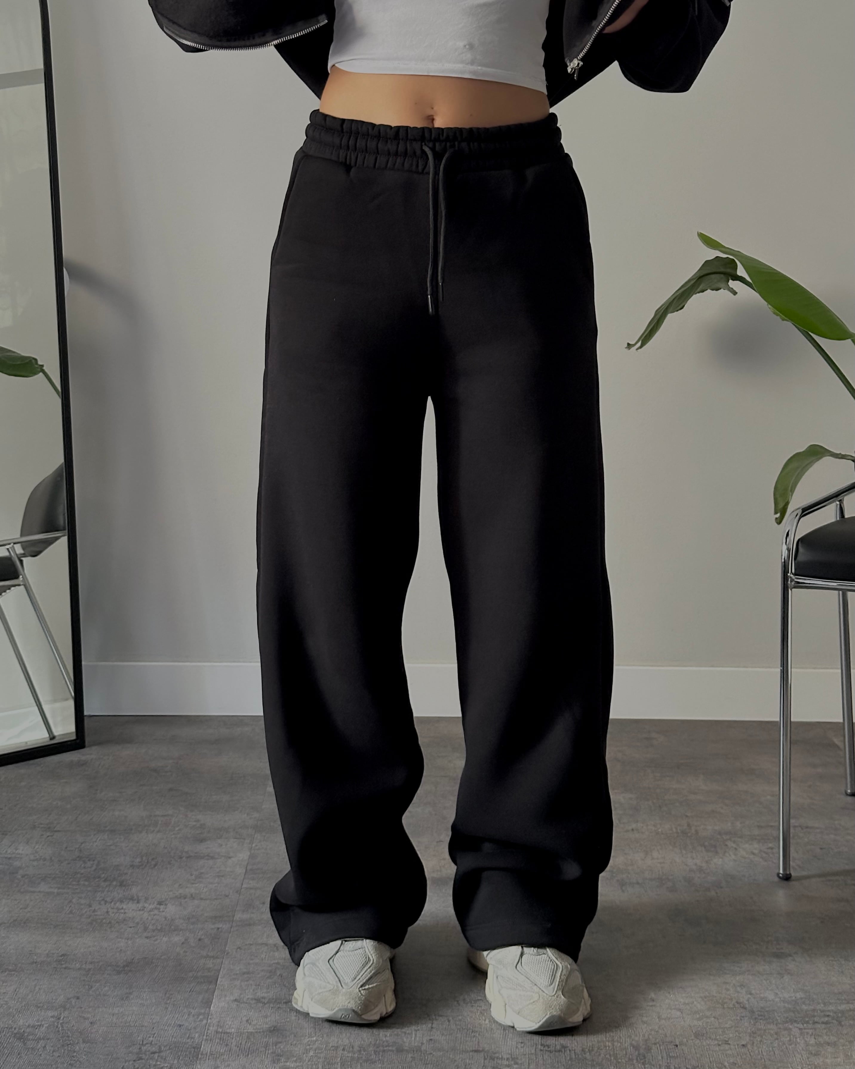 Şardonlu Oversize Eşofman Takımı