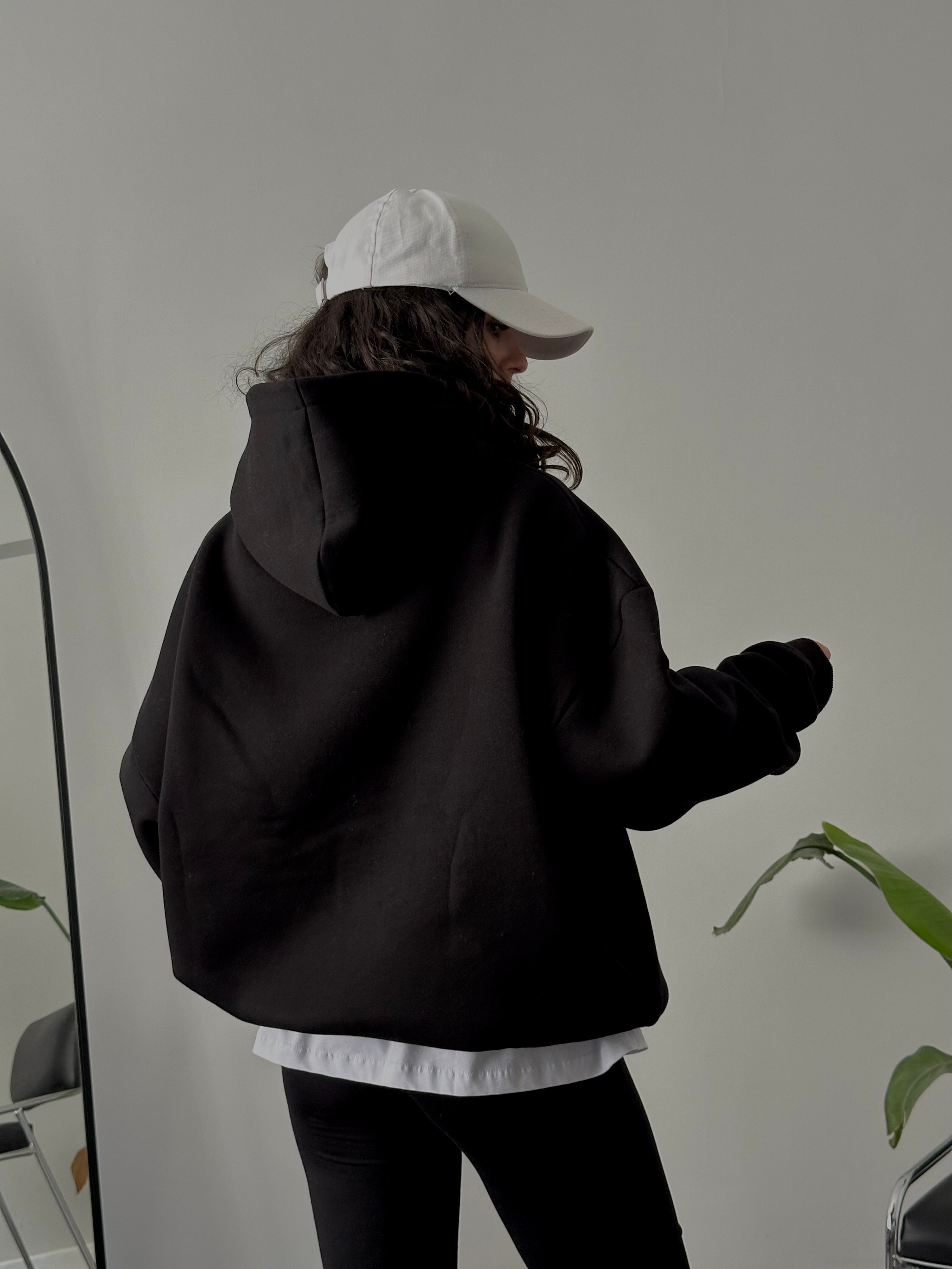 Women’s Oversized Hoodie - Black