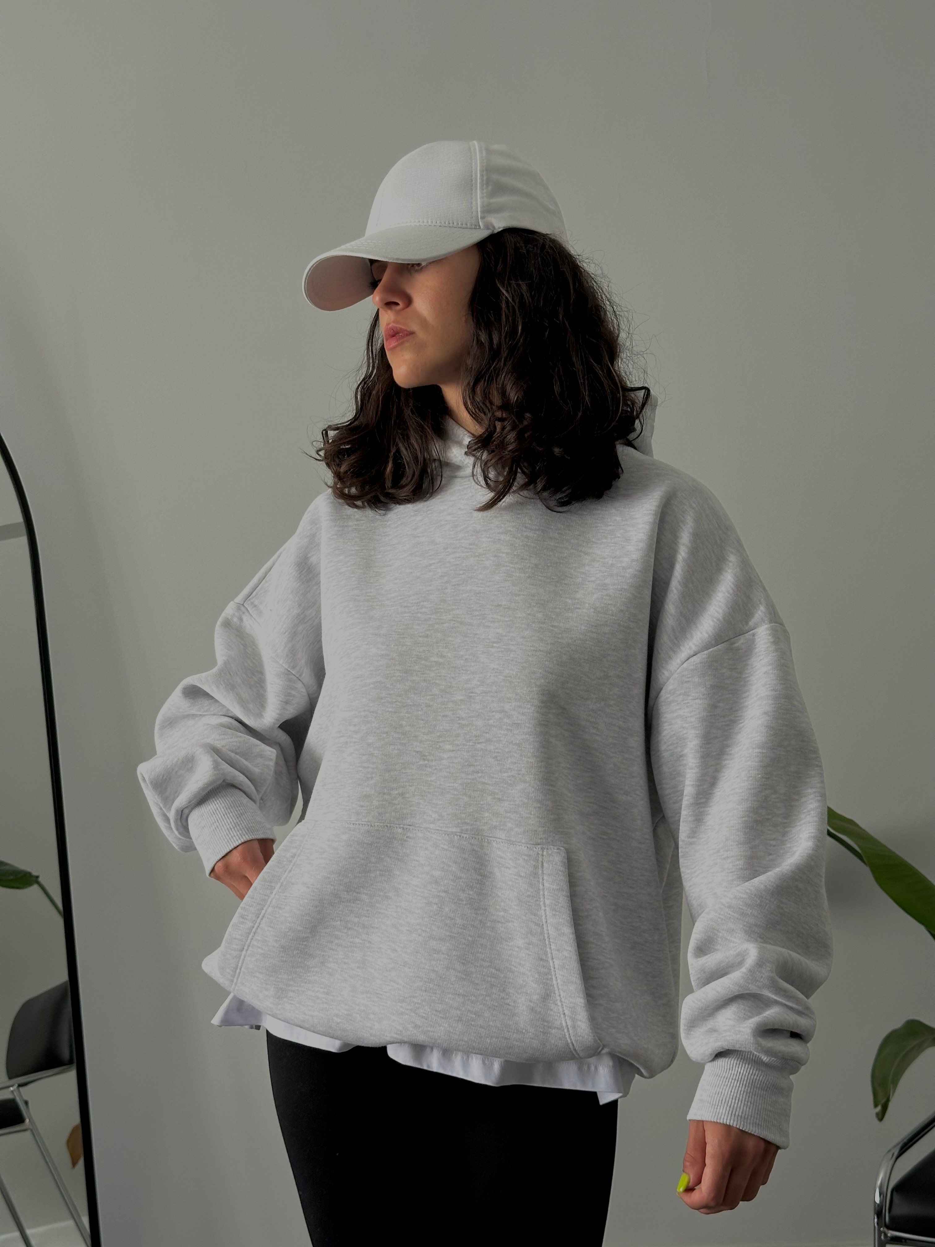 Women’s Oversized Hoodie - Grey