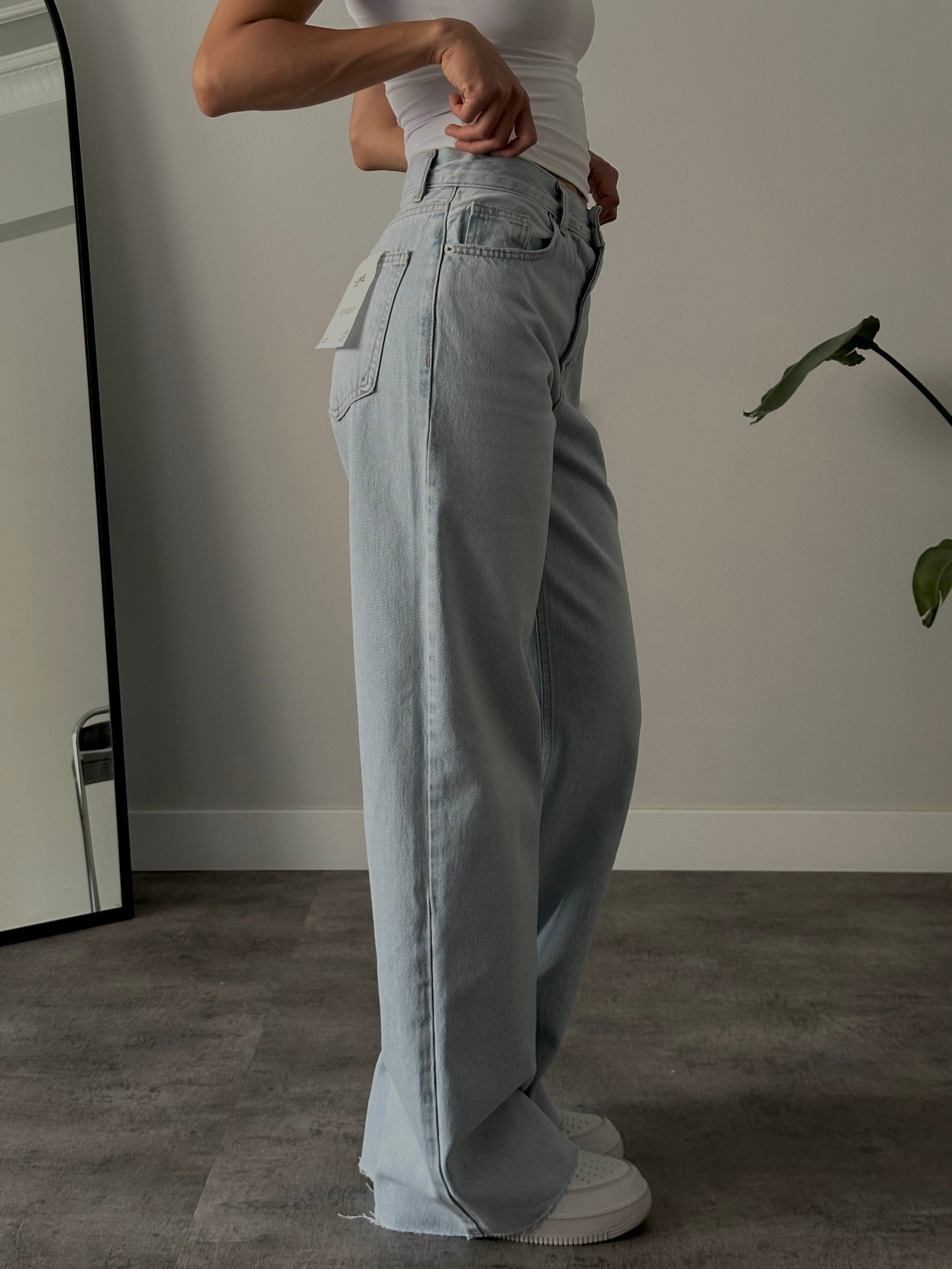 Yüksek Bel Straight Jean