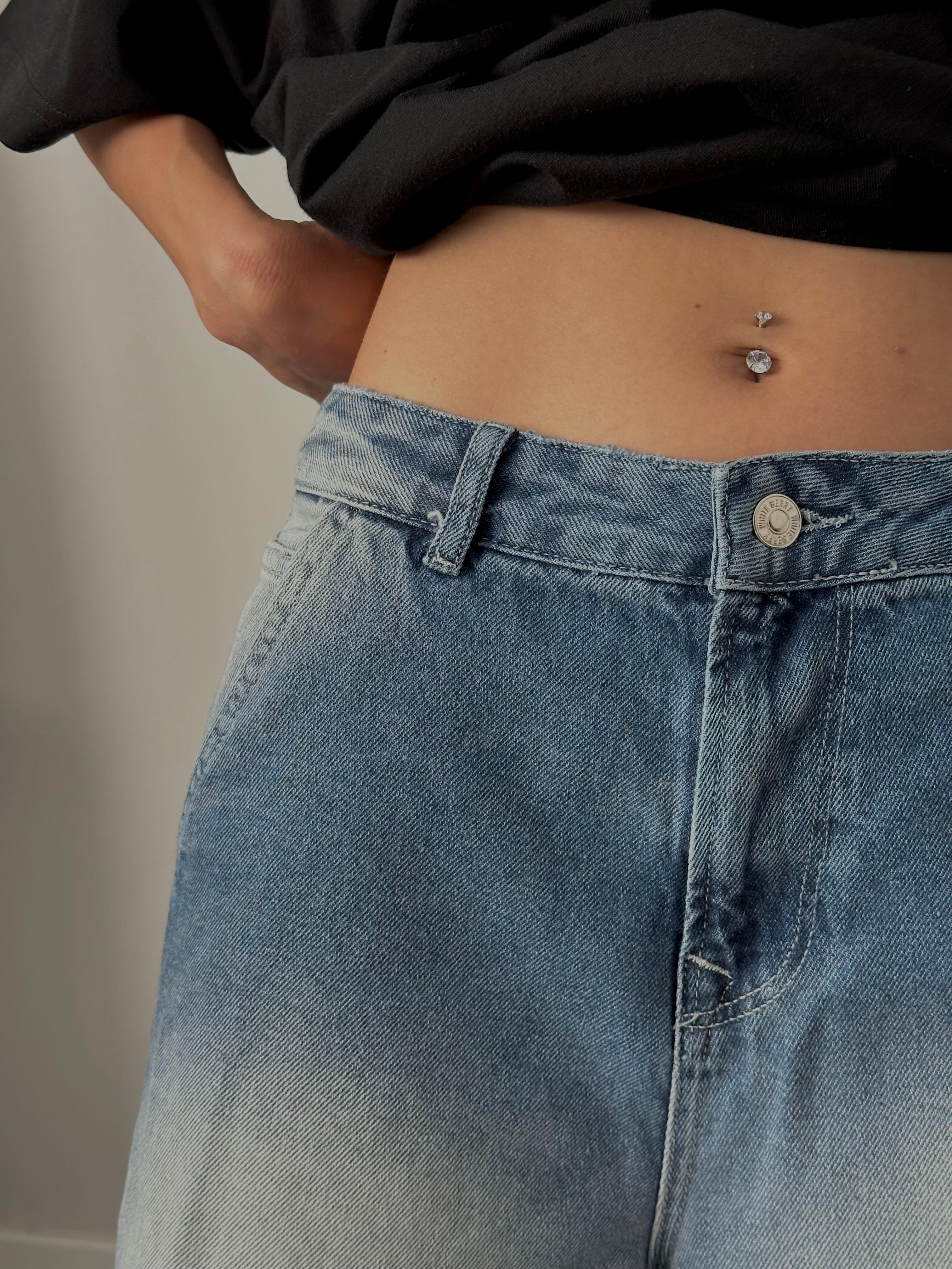 Baggy Denim Bermuda Jort