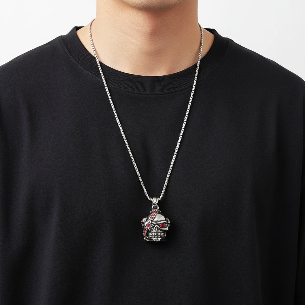 Shout Stainless Steel Necklace 005