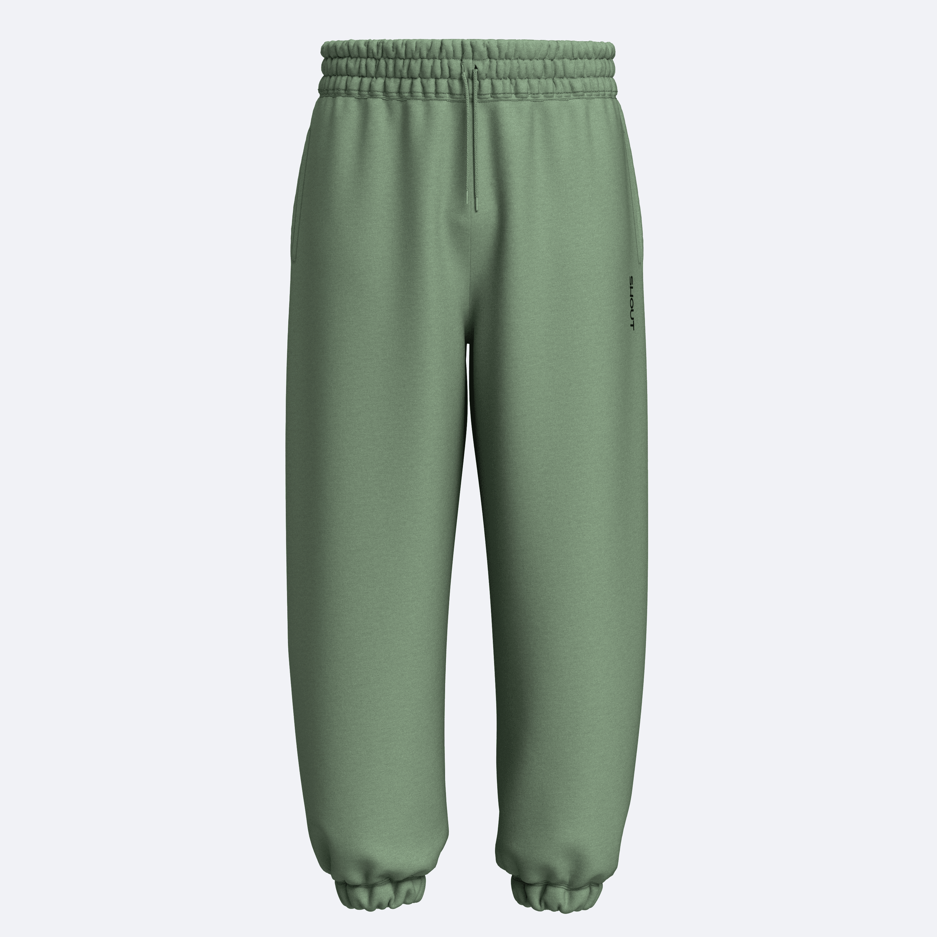 Shout Oversize Basic Mint Green Unisex Jogger Pantolon