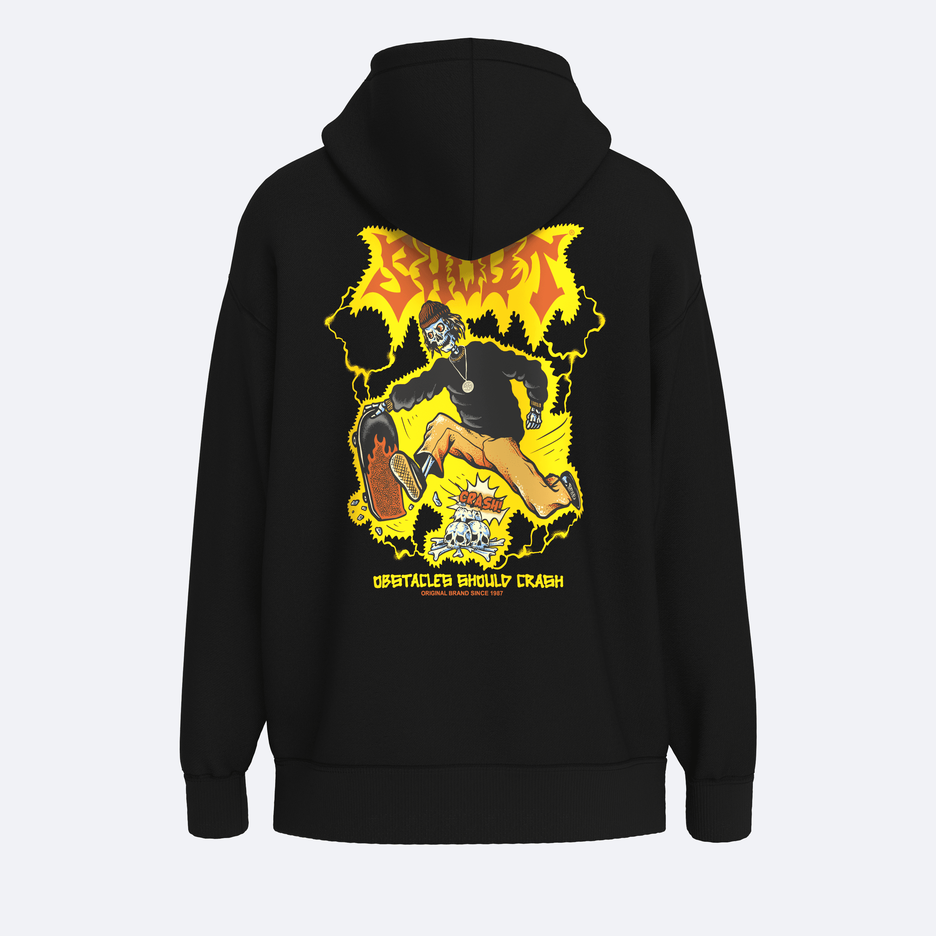 Shout Obstacles Should Crash Oversize Unisex Hoodie