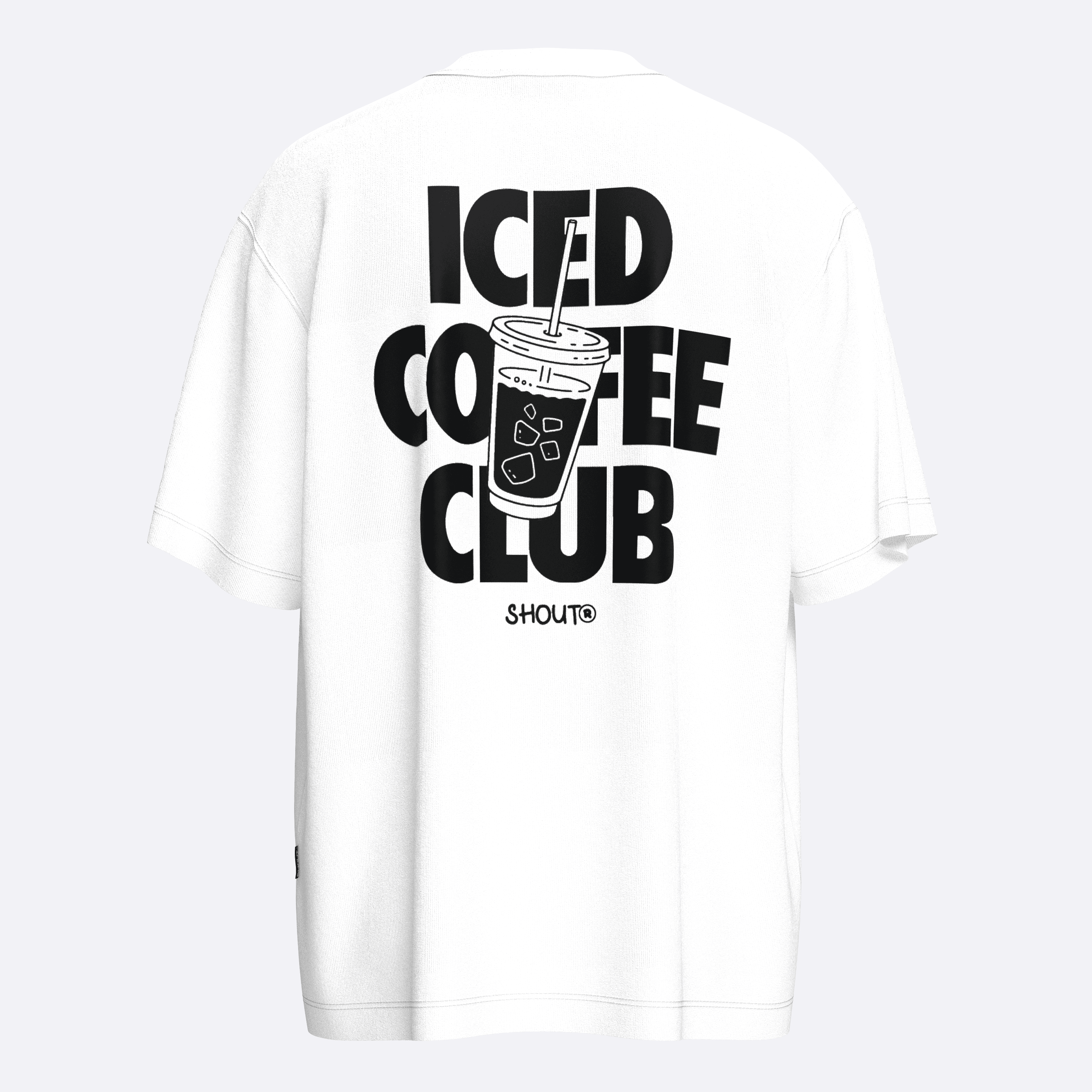 Shout Oversize Iced Coffee Club Unisex T-Shirt