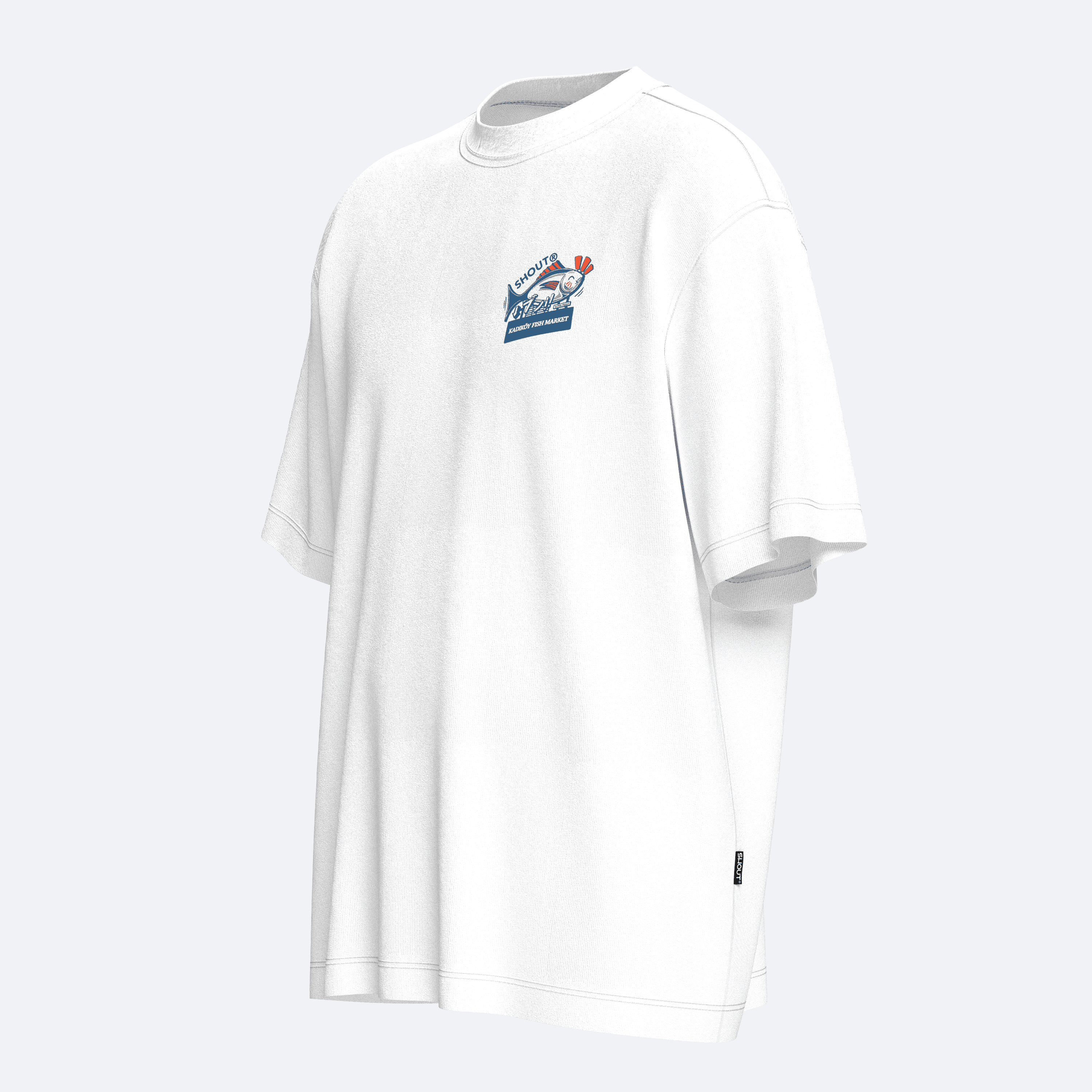 Shout Kadıköy Fish Market Oversize Unisex T-Shirt