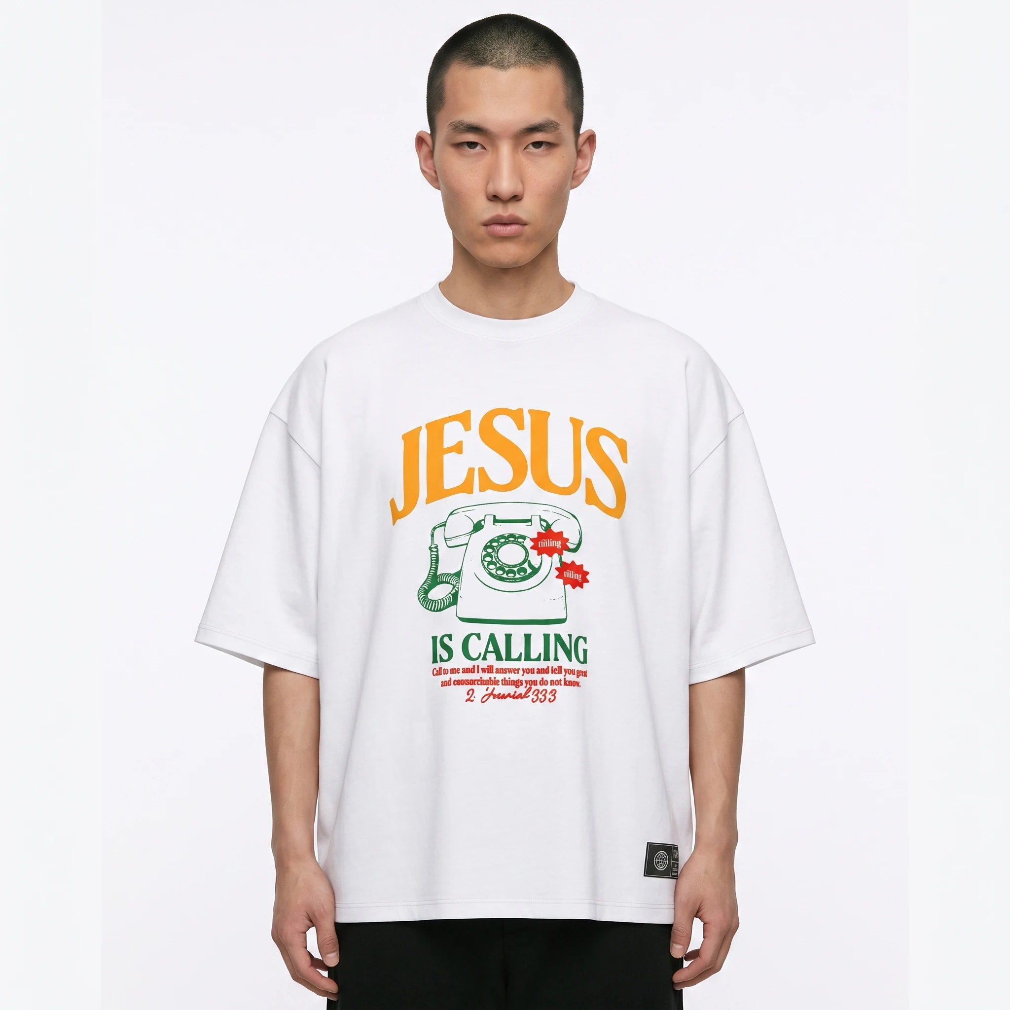 Shout Jesus Is Calling Boxy Fit Oversize Tişört