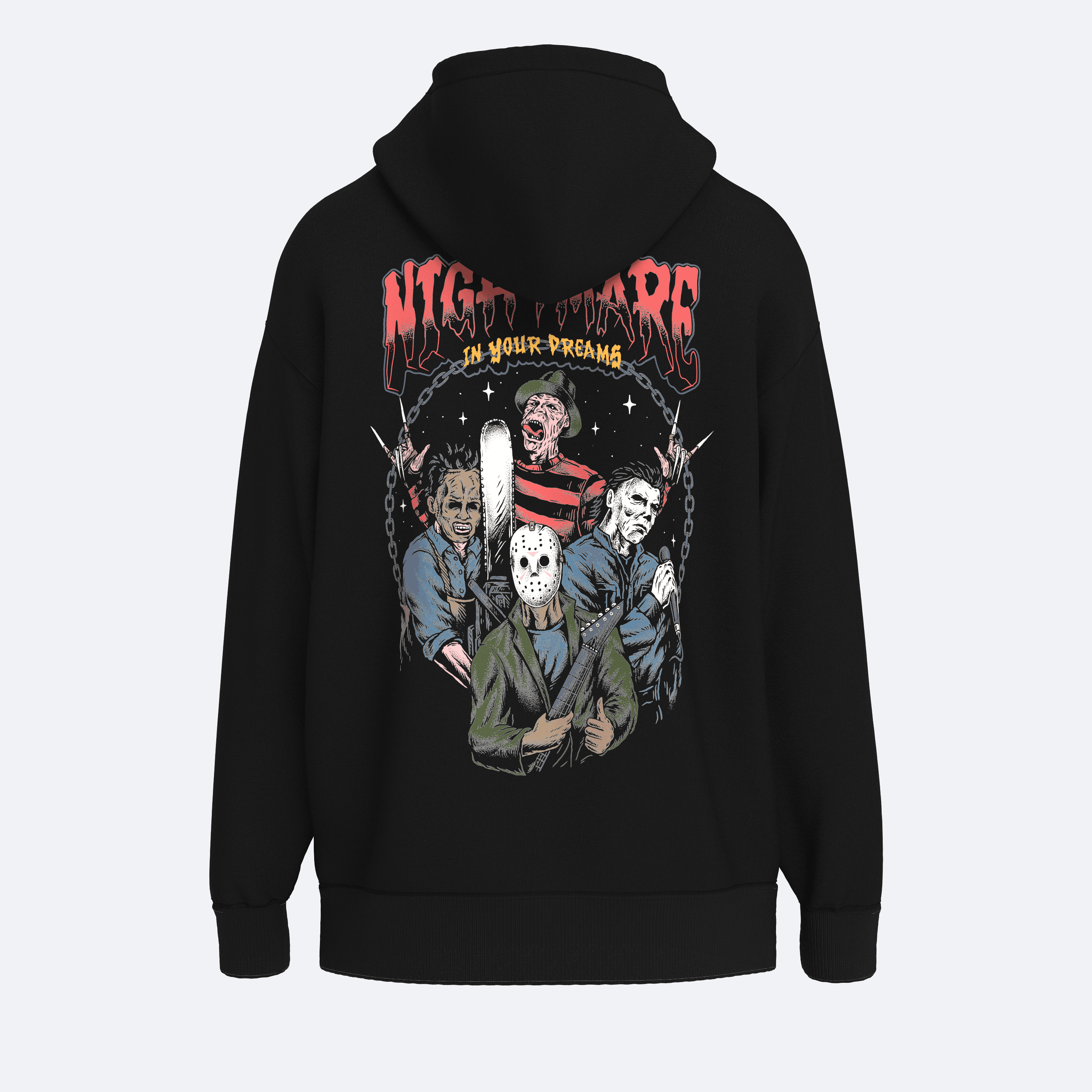 Shout Oversize We Are Nightmare In Your Dreams Unisex Hoodie