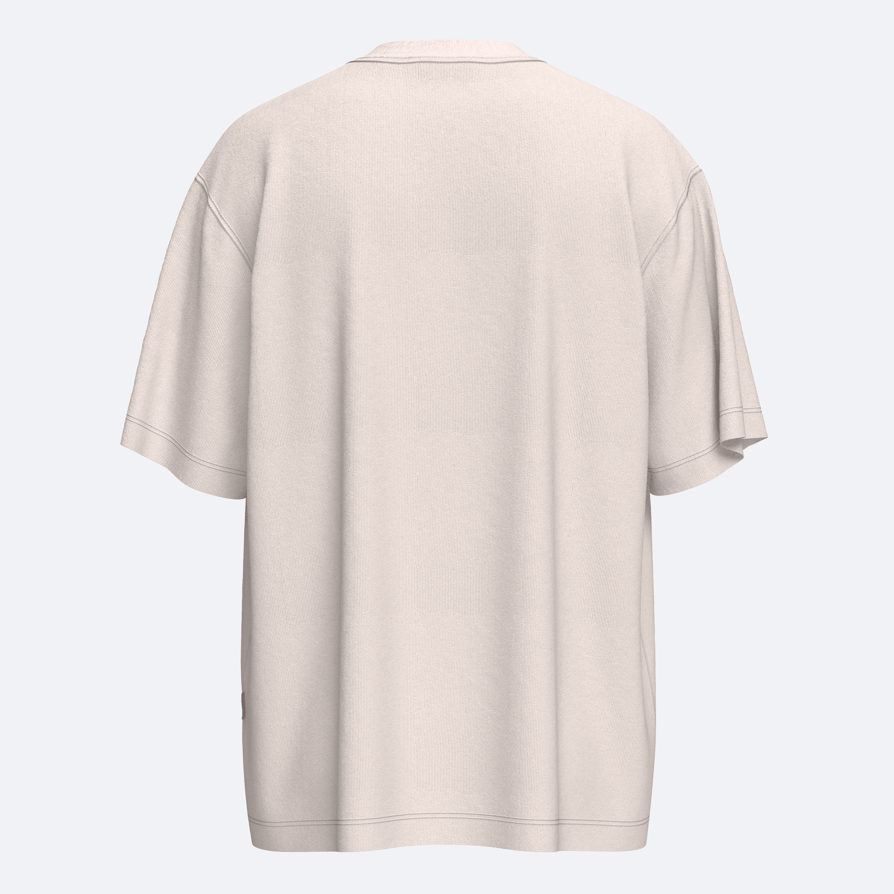 Shout Oversize New Logo Basic Unisex T-Shirt - Beige