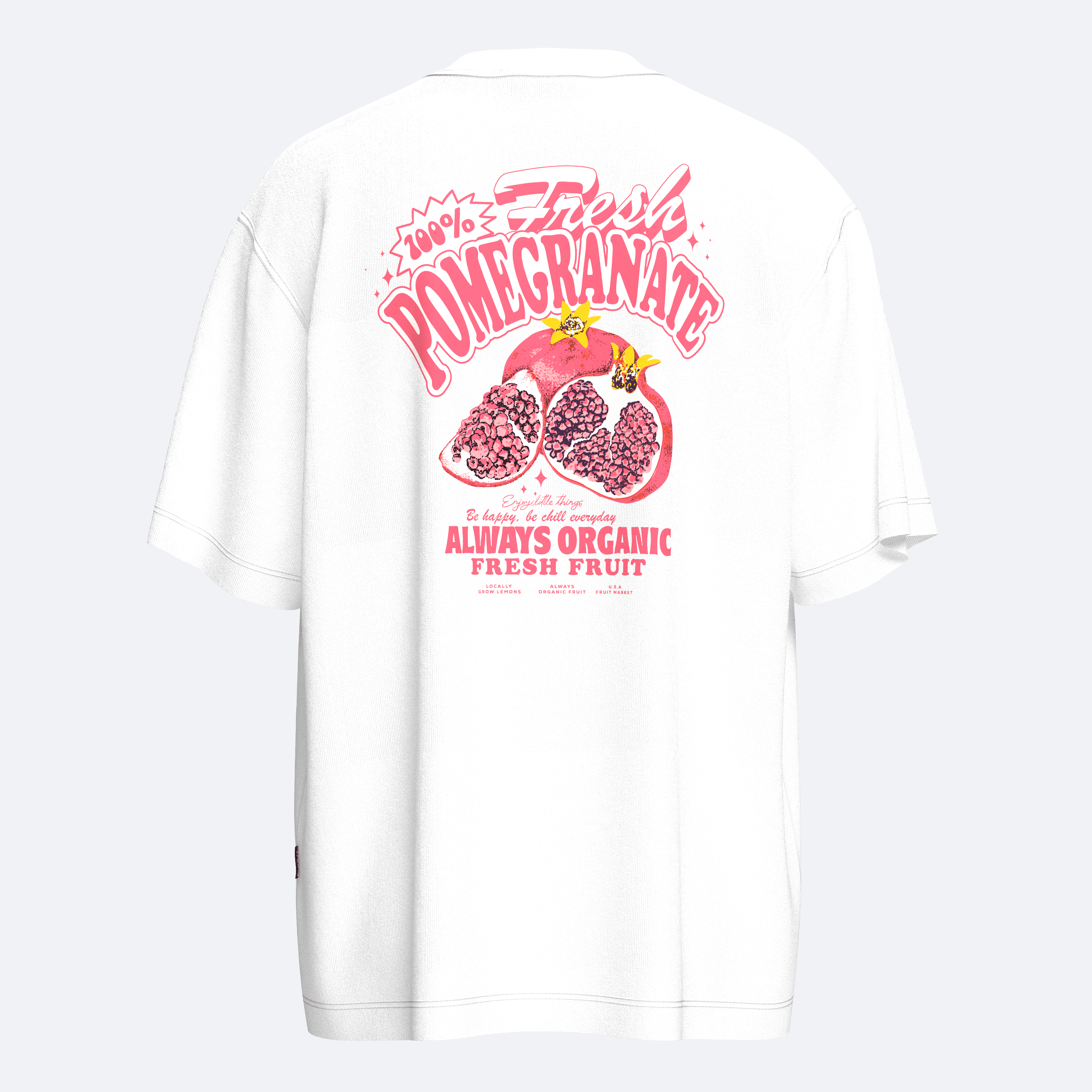 Shout Oversize Fresh Pomegranate Unisex T-Shirt