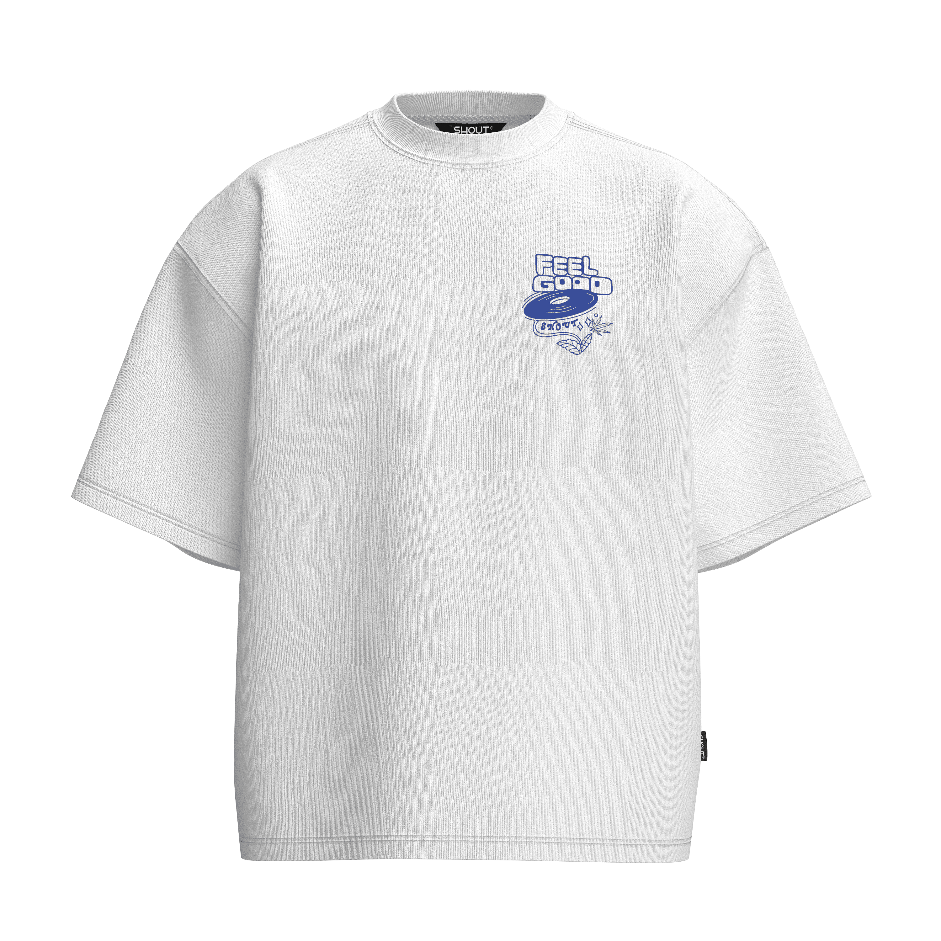 Shout Oversize Feel Good Catch Our Smile Oldschool Unisex T-Shirt