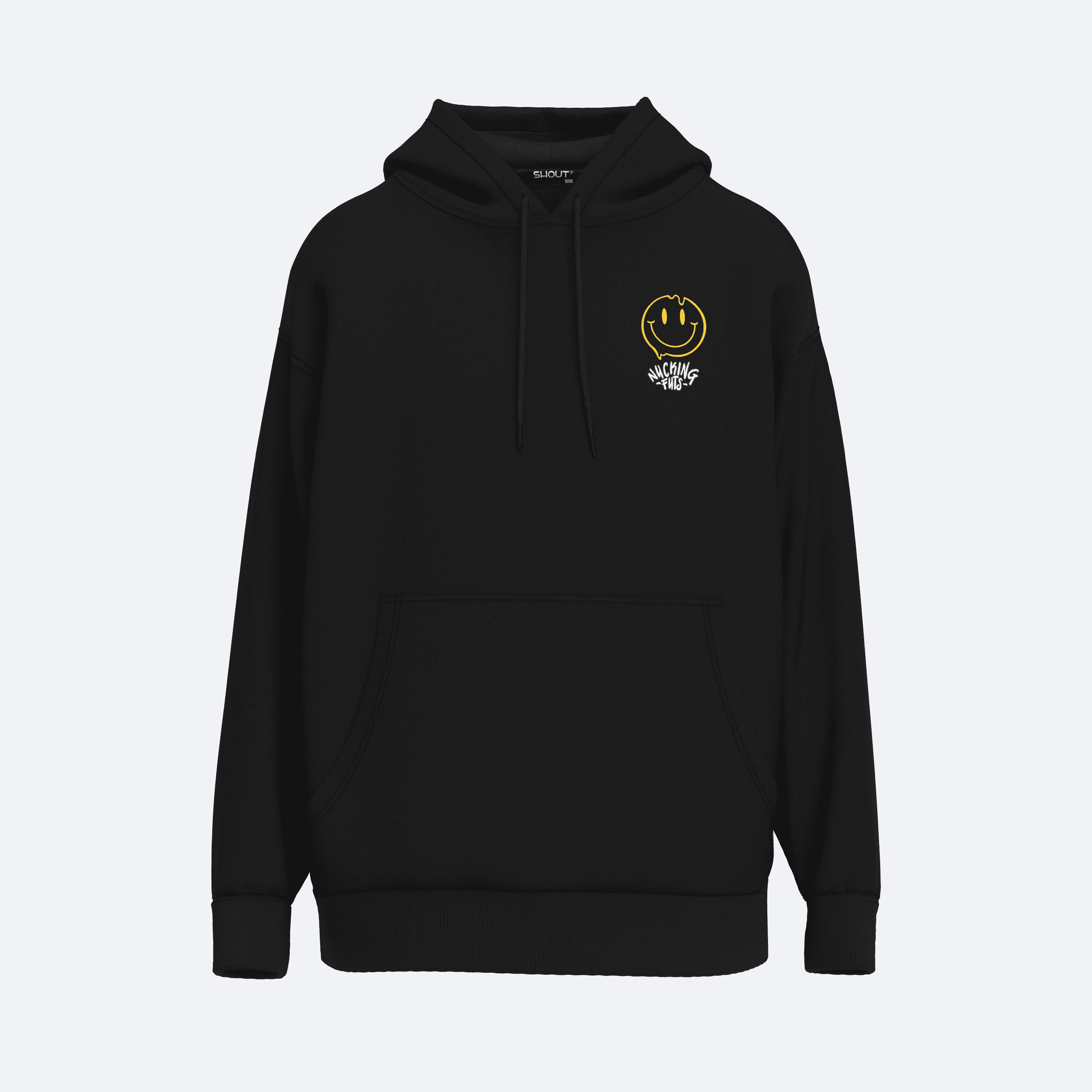 Shout Oversize Nucking Futs Oldschool Unisex Hoodie