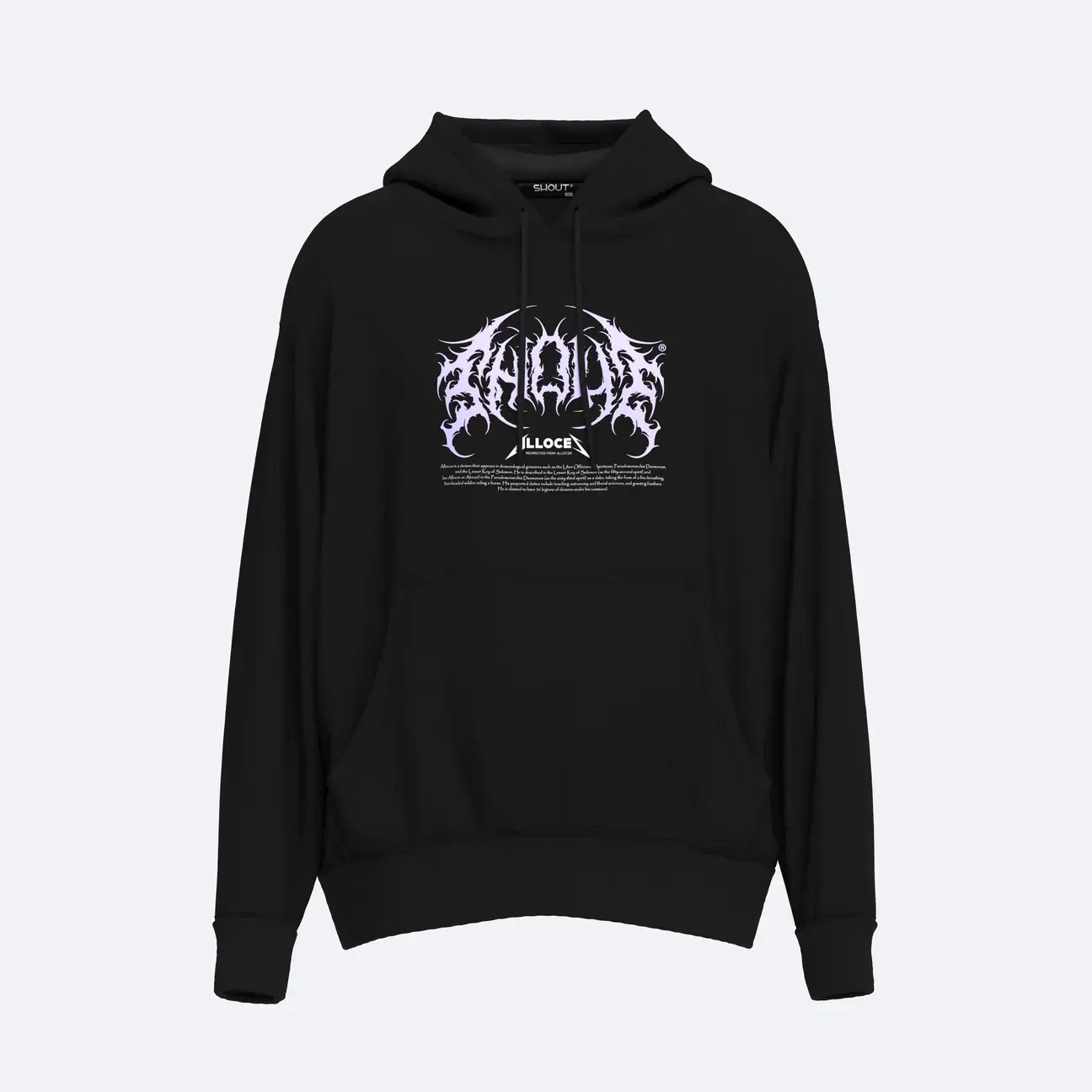 Shout Oversize Alloces Unisex Hoodie