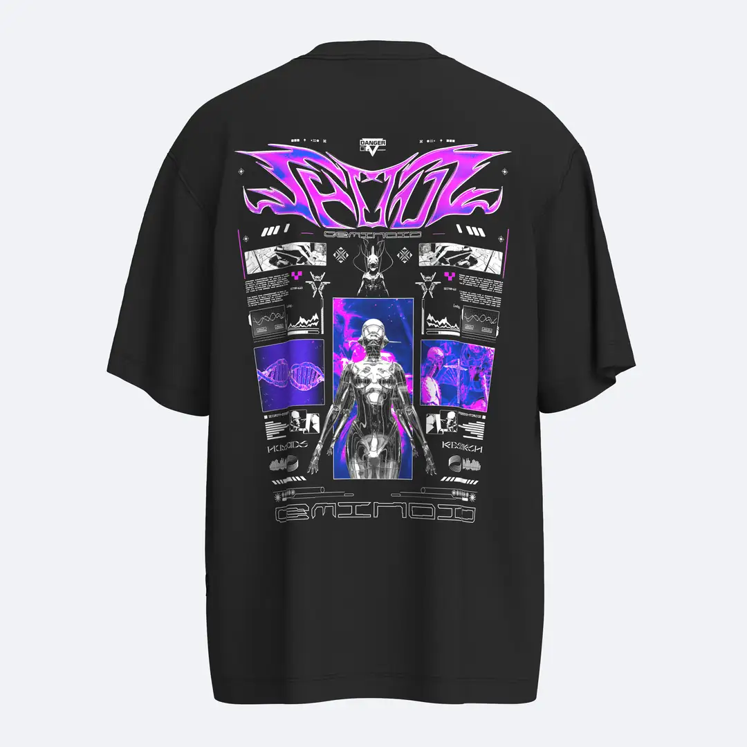 SHOUT Geminoid Heavyweight Tişört unisex ürün görseli – Heavyweight kalıp örneği
