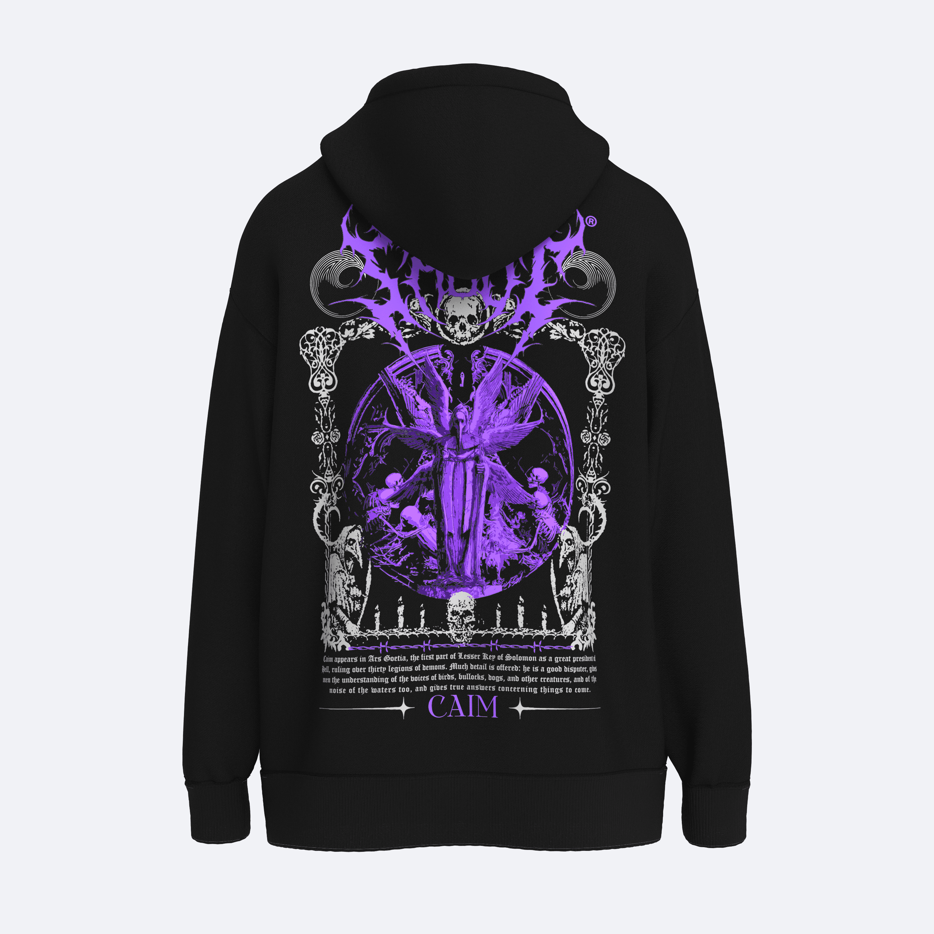 Oversize Shout Limited Edition Caim Unisex Zip Up Hoodie