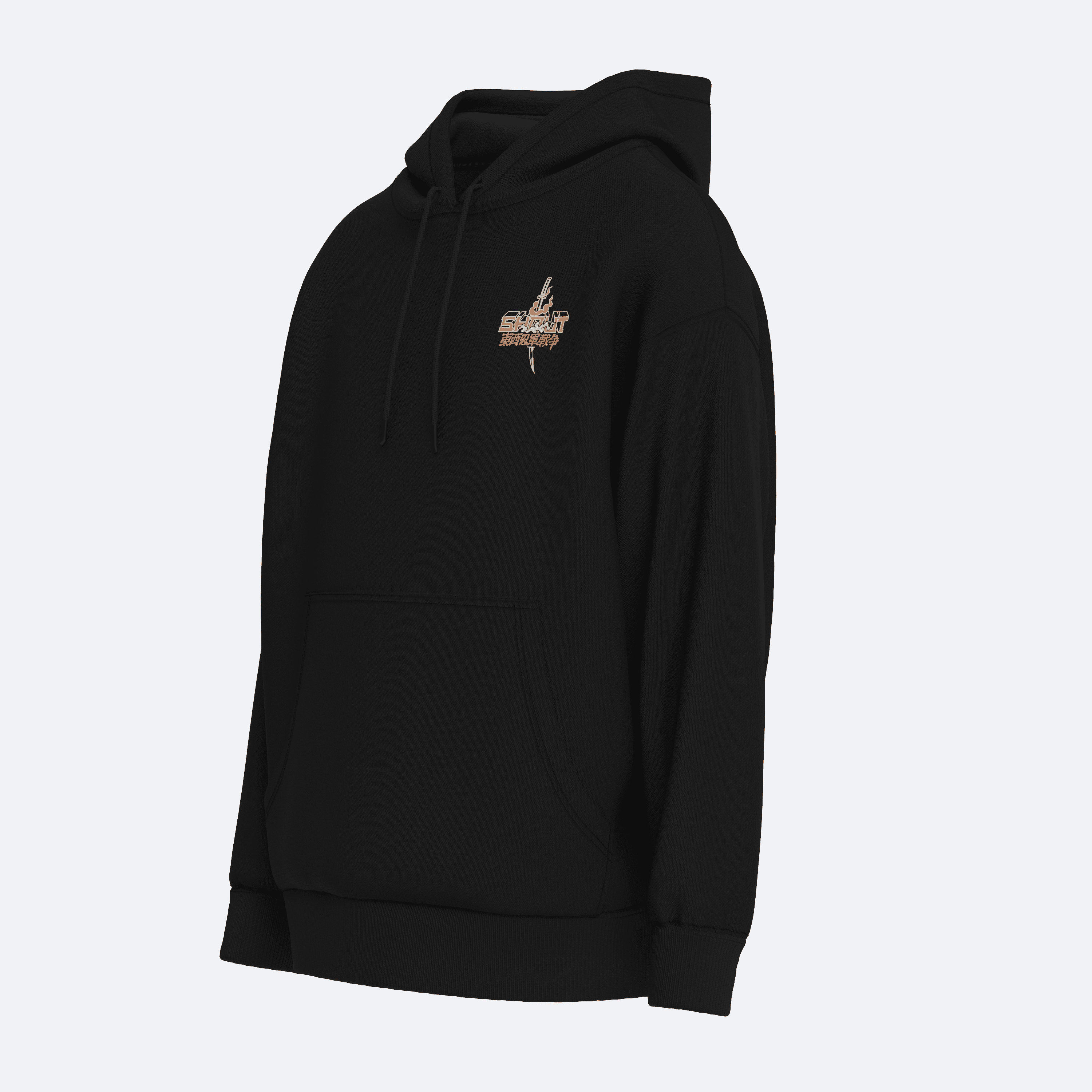 Shout Oversize Musashi vs Sasuke Unisex Hoodie
