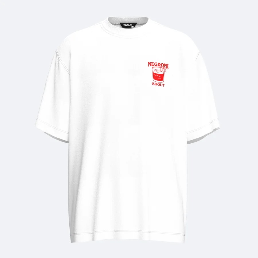 Oversize Shout Negroni Cocktail Unisex T-Shirt