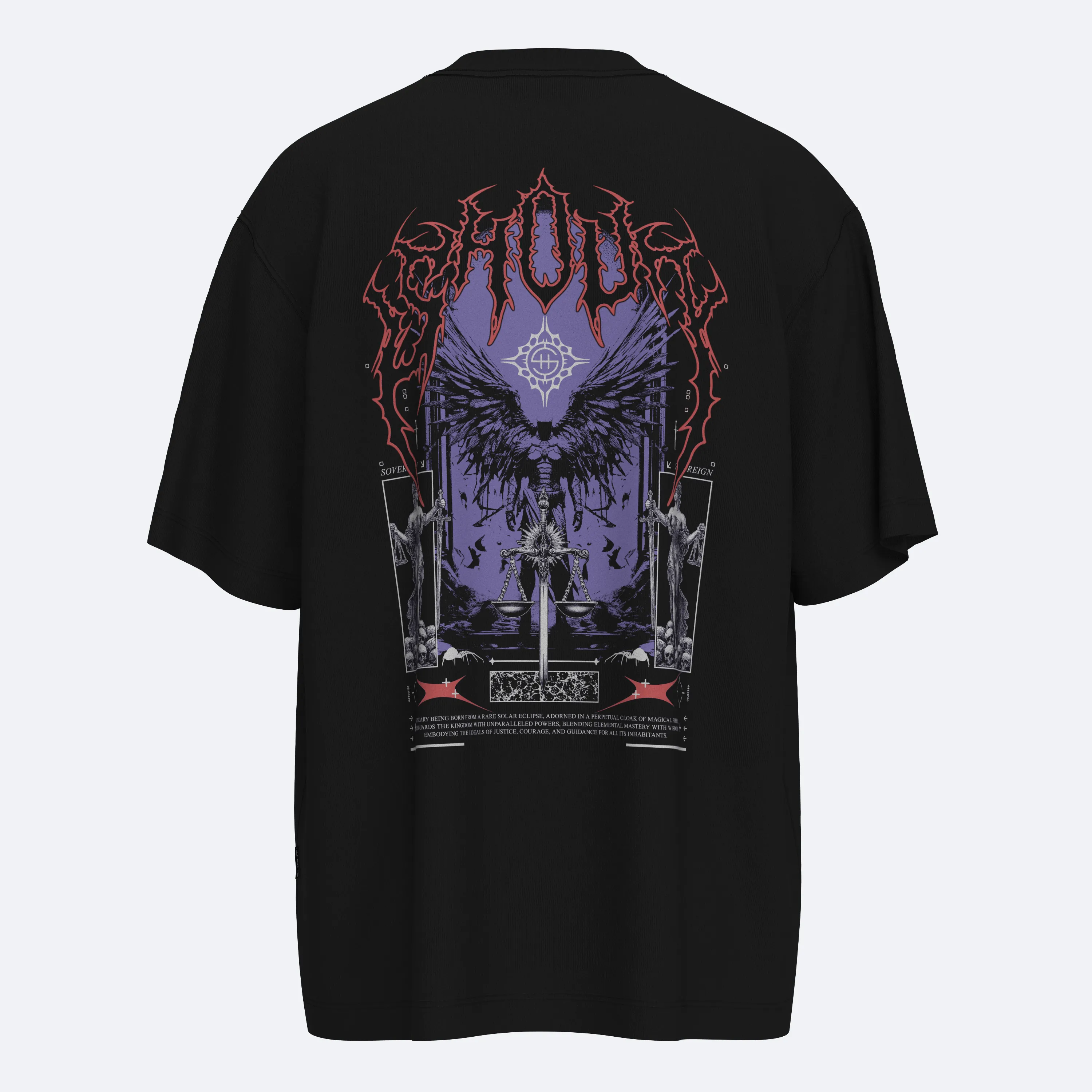 Shout Sovereign Unisex Oversize Tişört