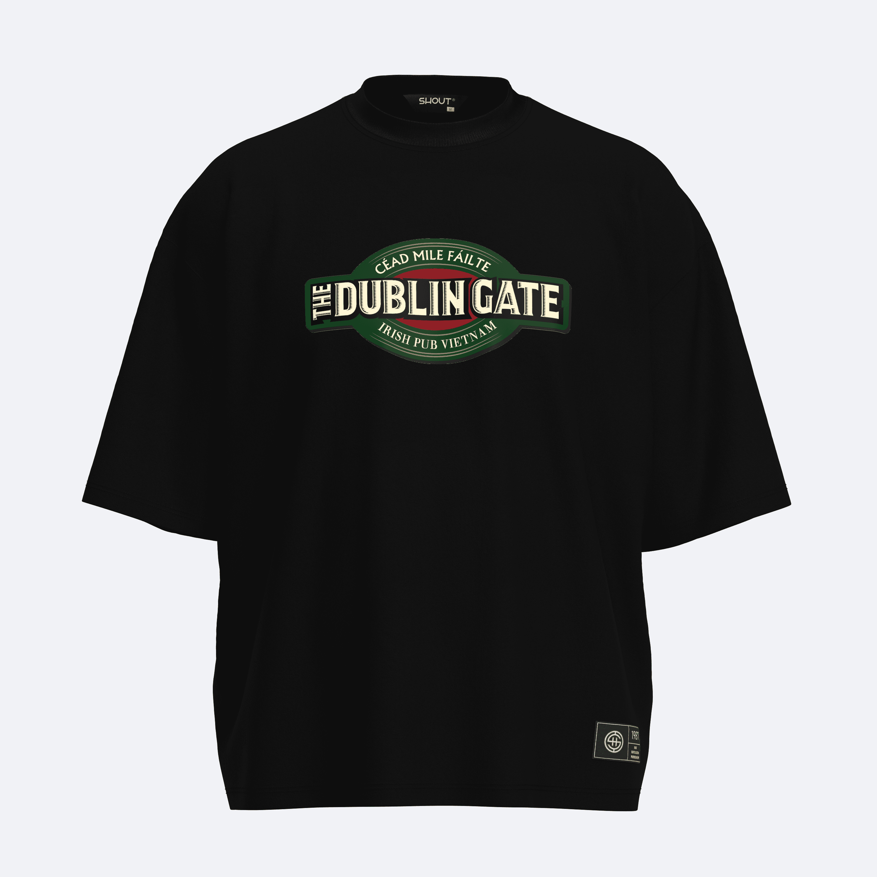 Shout Oversize The Dublin Gate Boxy Fit Unisex T-Shirt