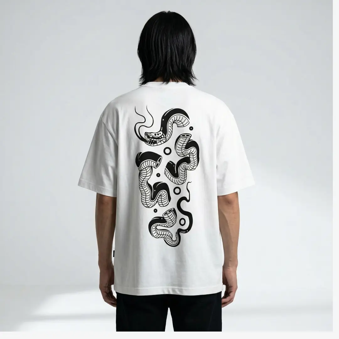 Shout Jackknife Unisex Oversize Tişört