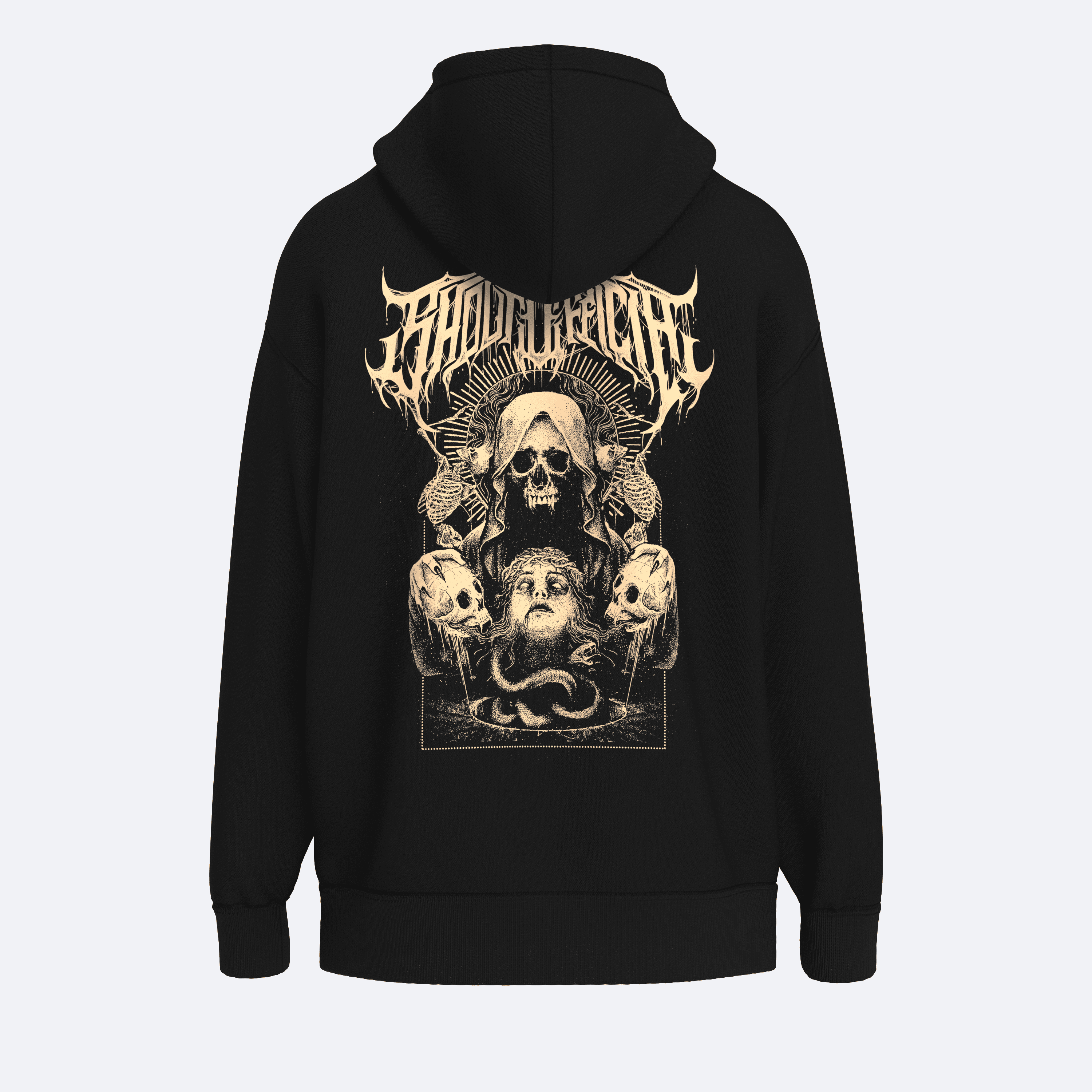 Shout Oversize Dark Ritual Unisex Hoodie