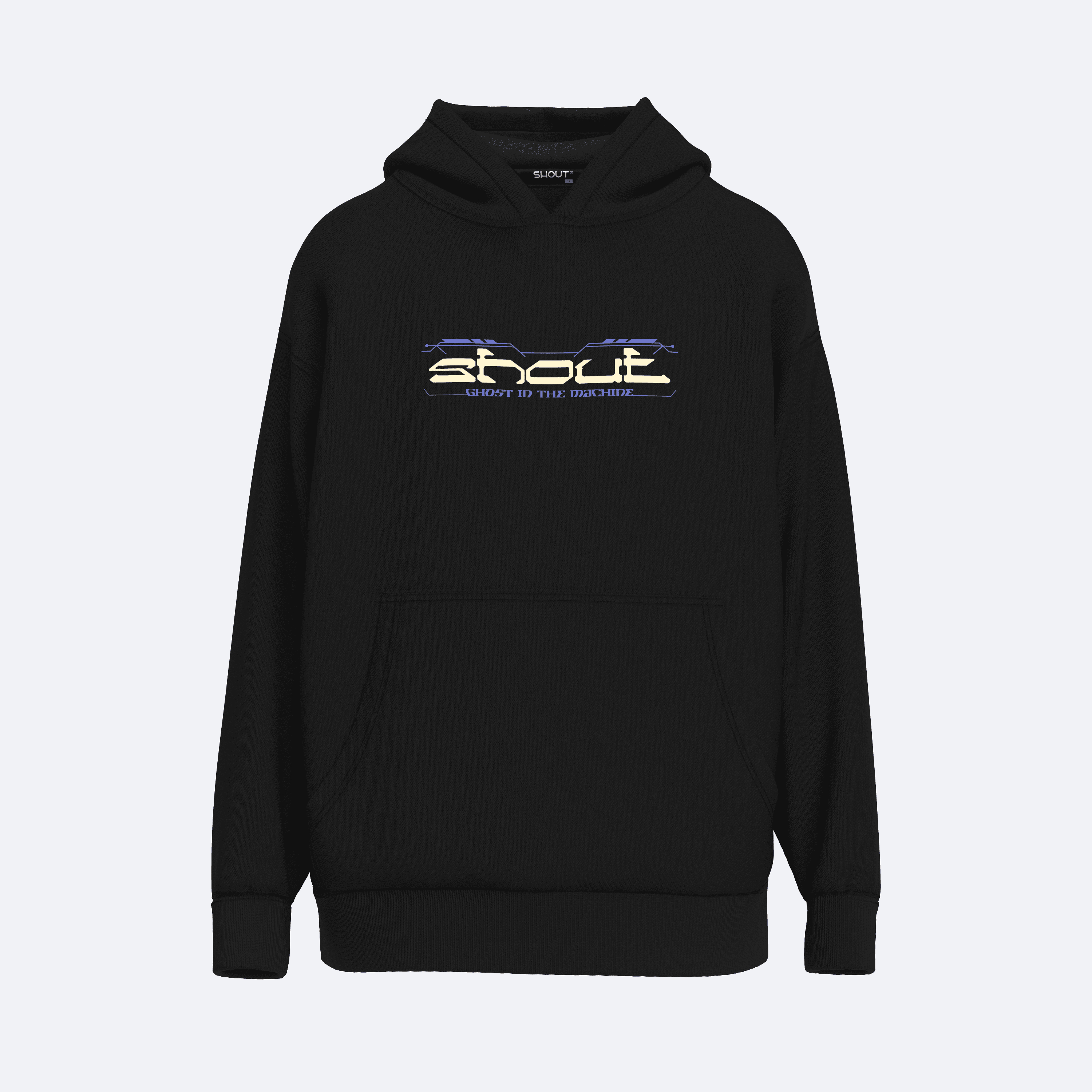 Shout Oversize Ghost In The Machine Unisex Hoodie