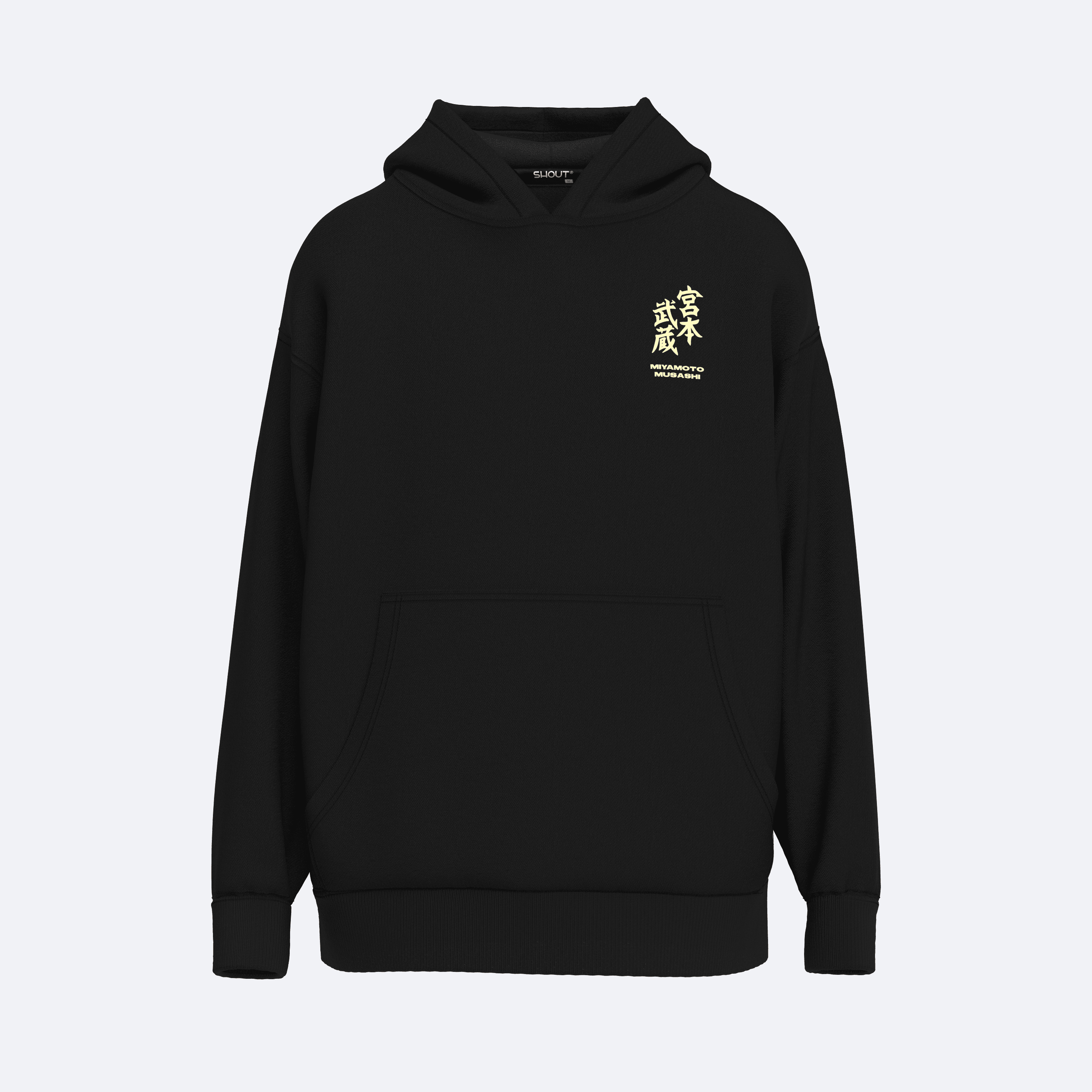 Shout Musashi Tiger Oversize Unisex Hoodie