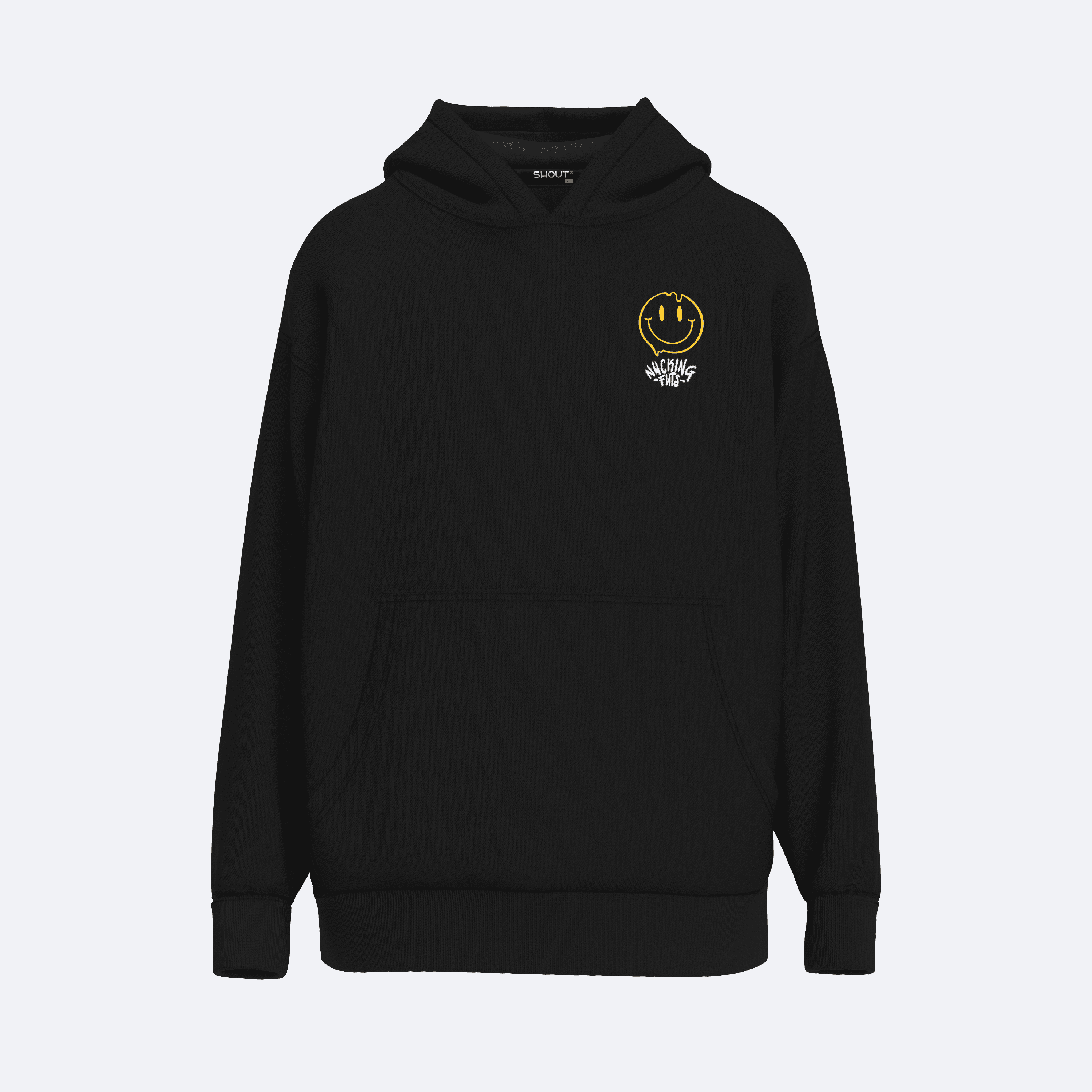 Shout Oversize Nucking Futs Oldschool Unisex Hoodie