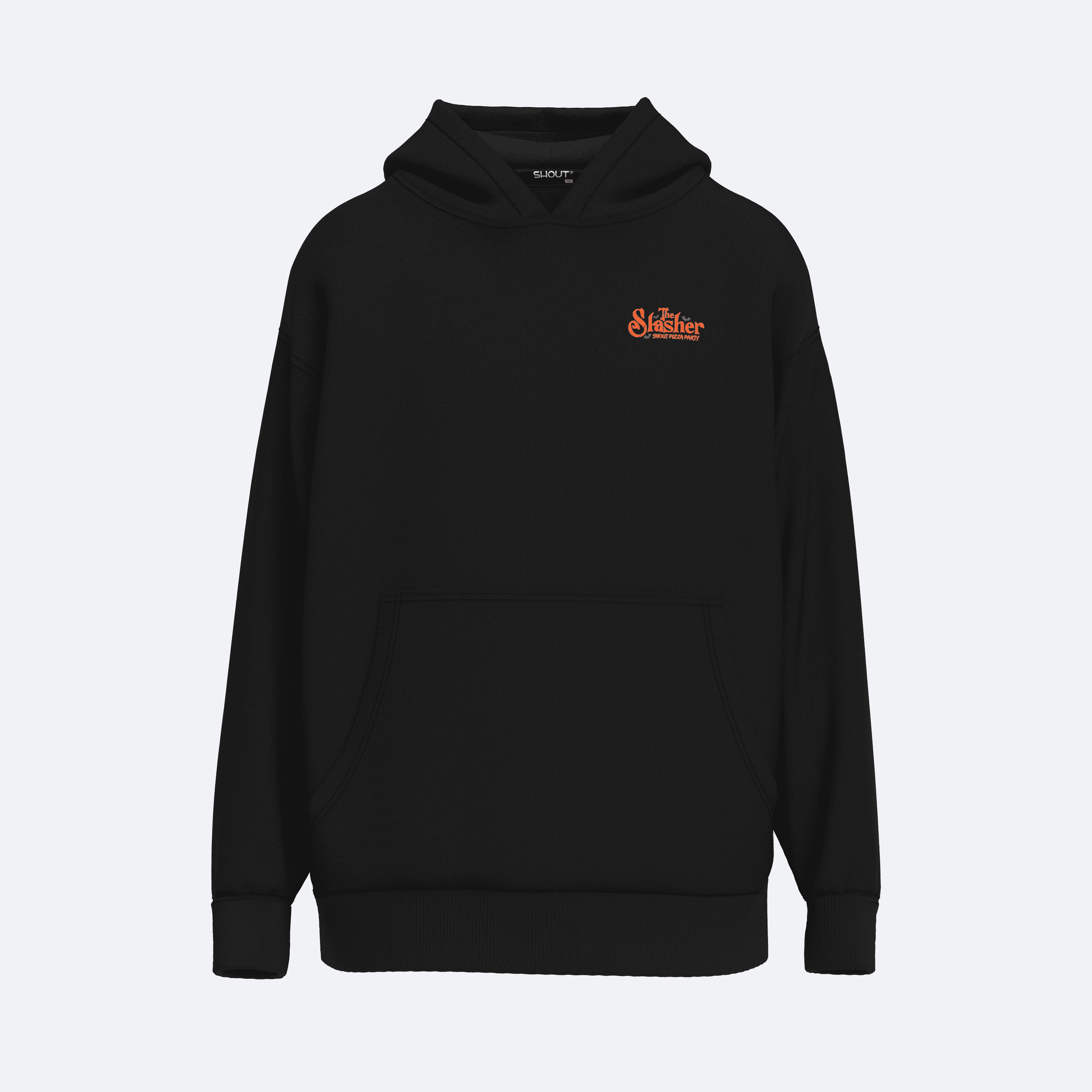 Shout The Slasher Pizza Party Oversize Unisex Hoodie
