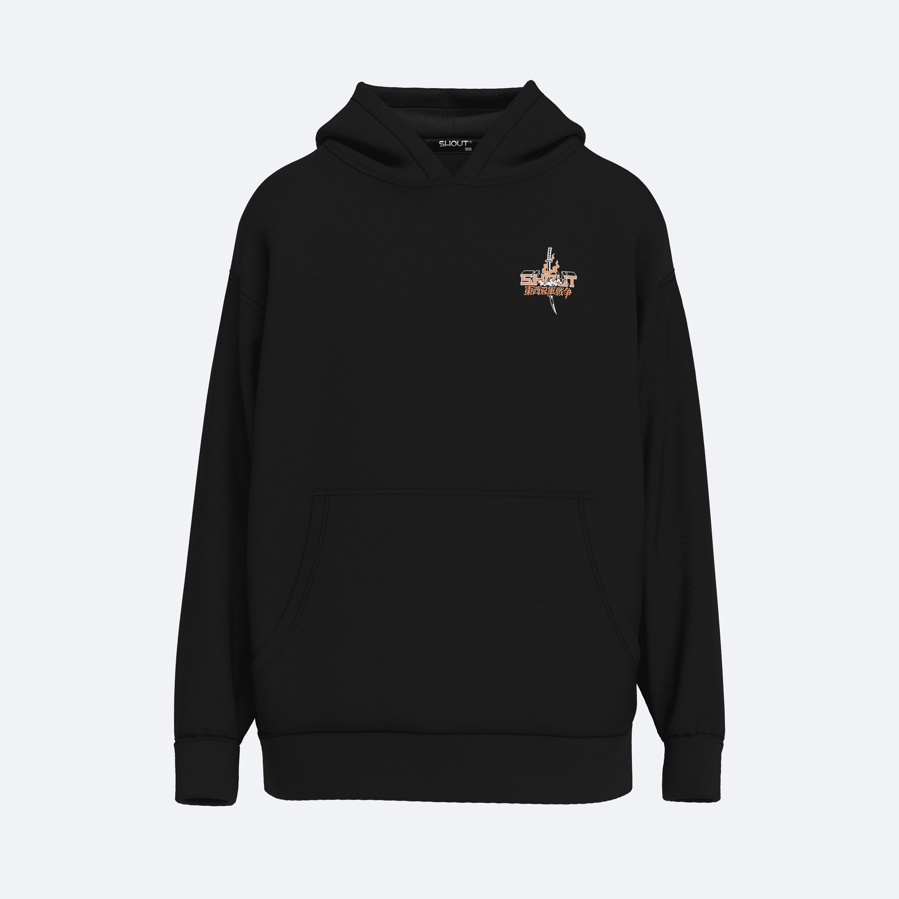 Shout Oversize Musashi vs Sasuke Unisex Hoodie