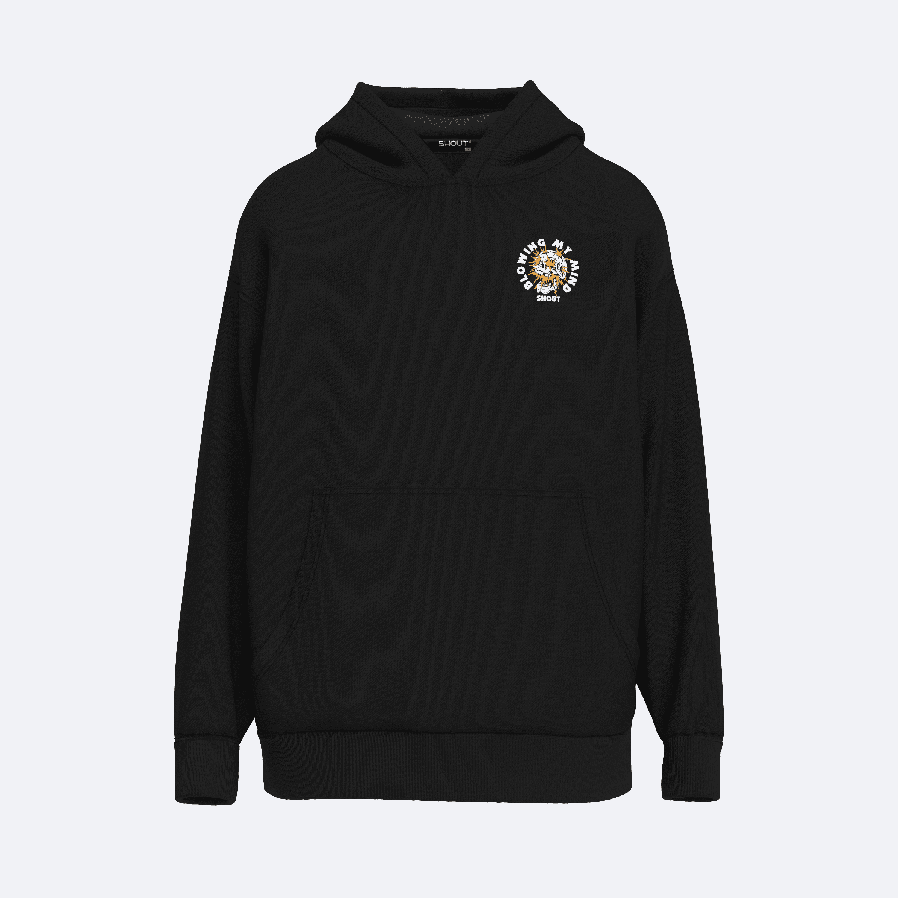 Shout Oversize Blowing My Mind Unisex Hoodie