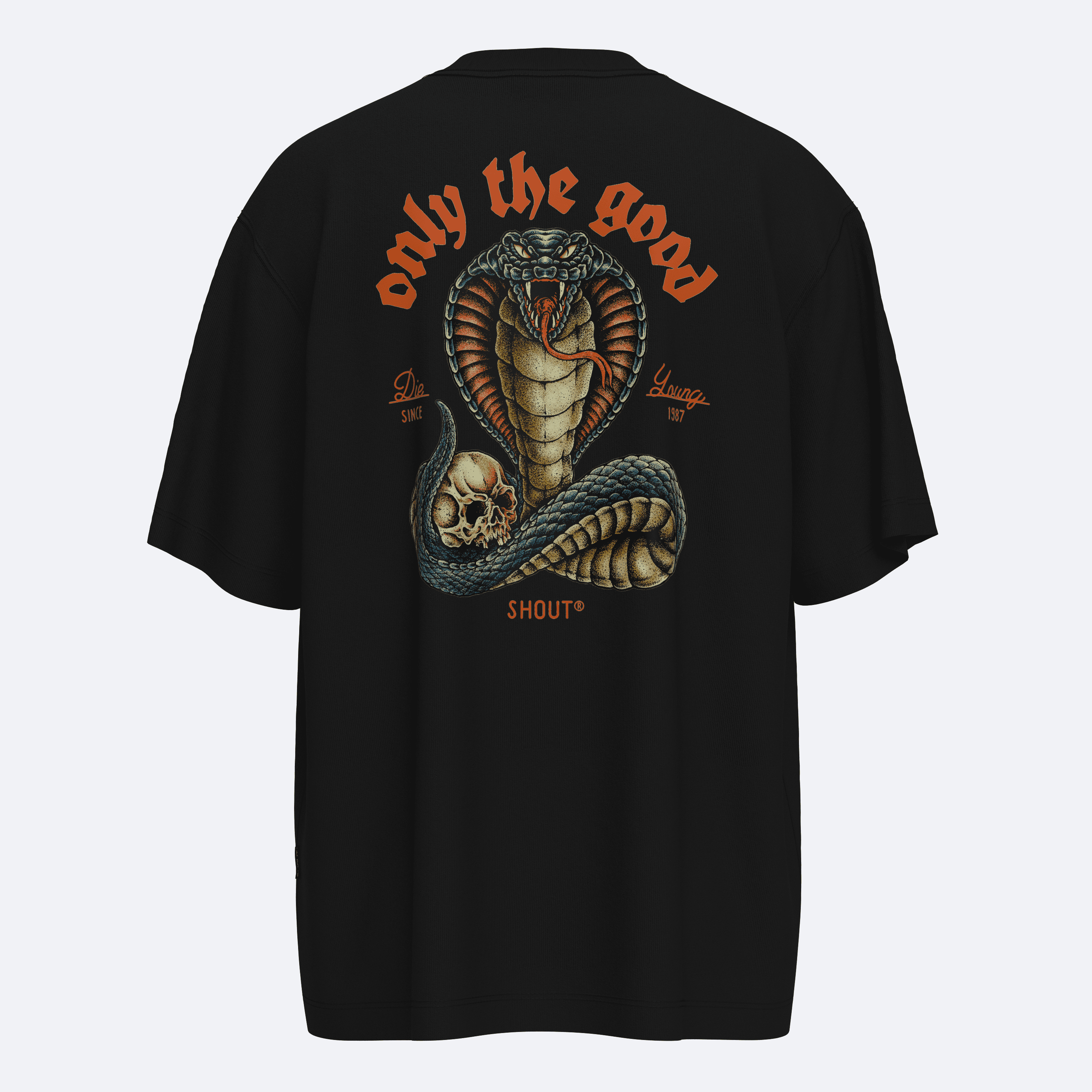 Shout Oversize Only the Good Cobra Unisex T-Shirt