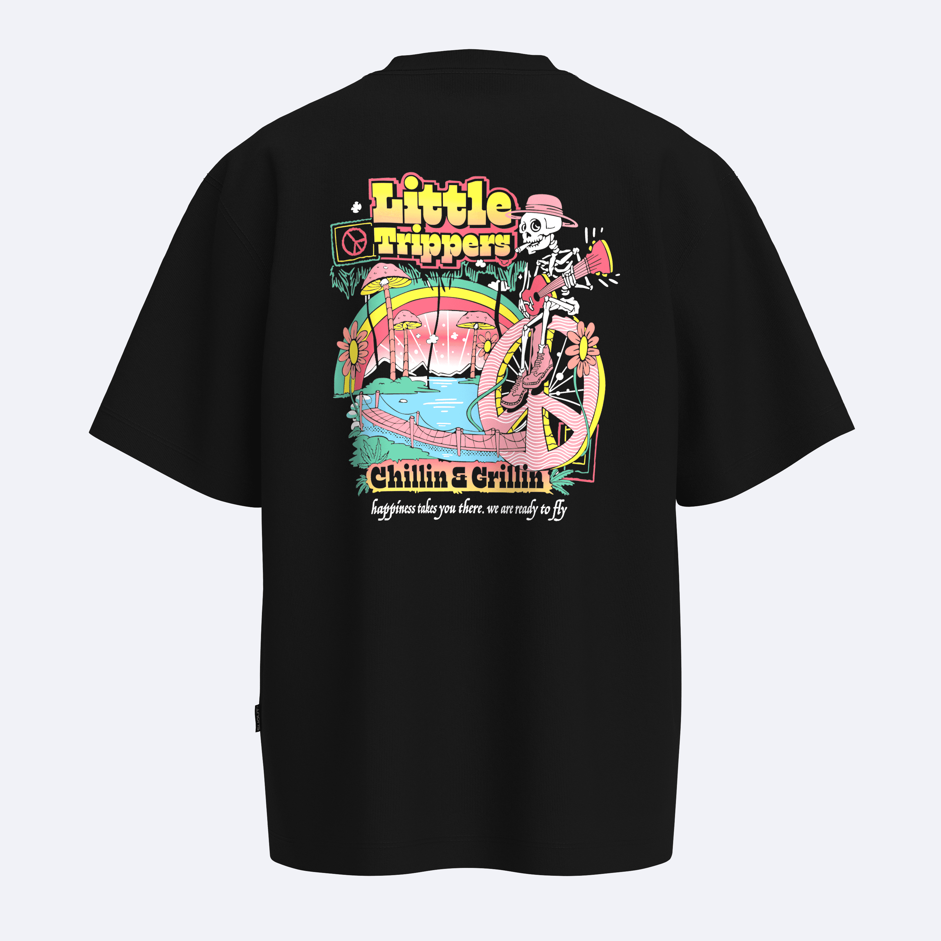 Shout Oversize Little Trippers Oldschool T-Shirt