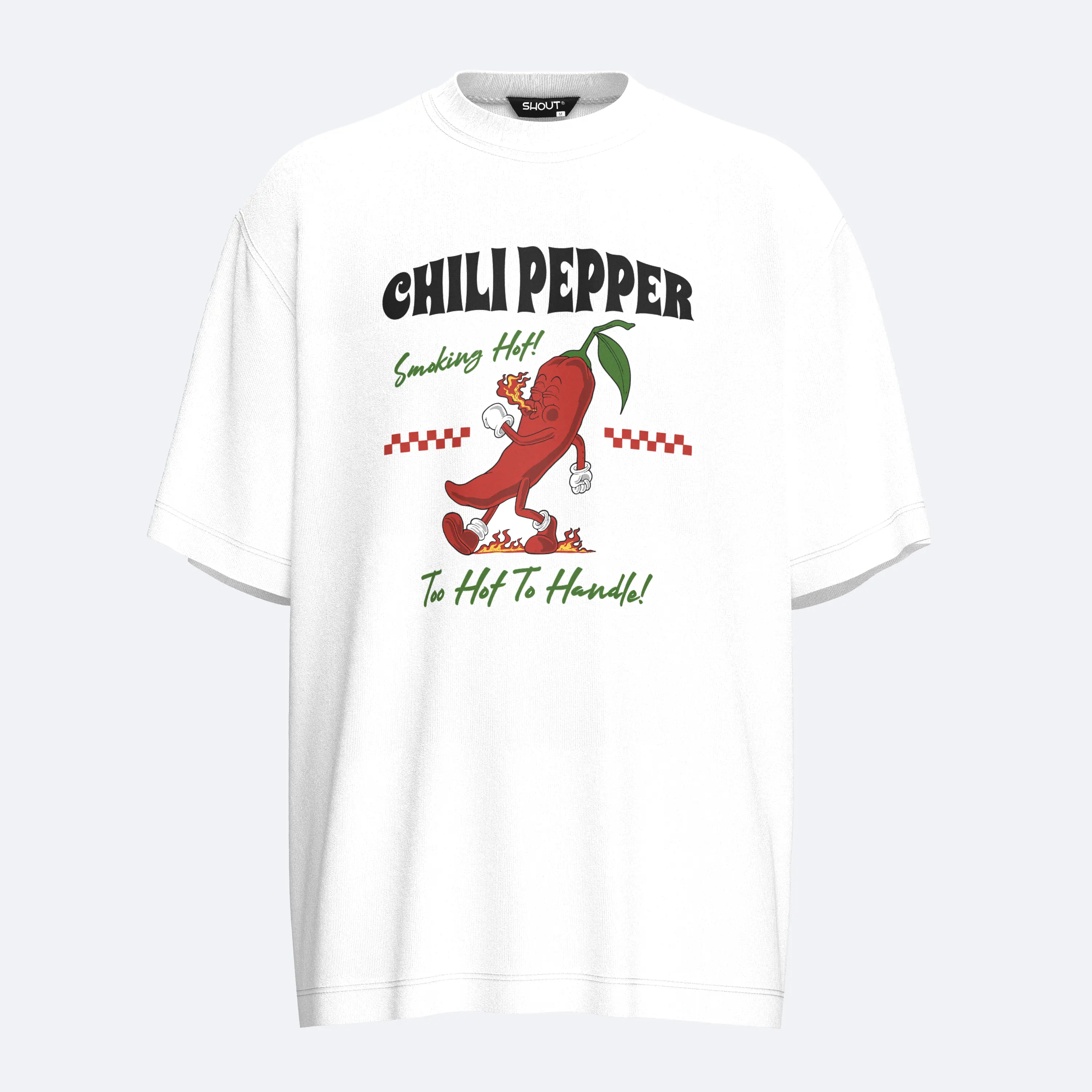 Oversize Shout Chili Pepper Unisex T-Shirt