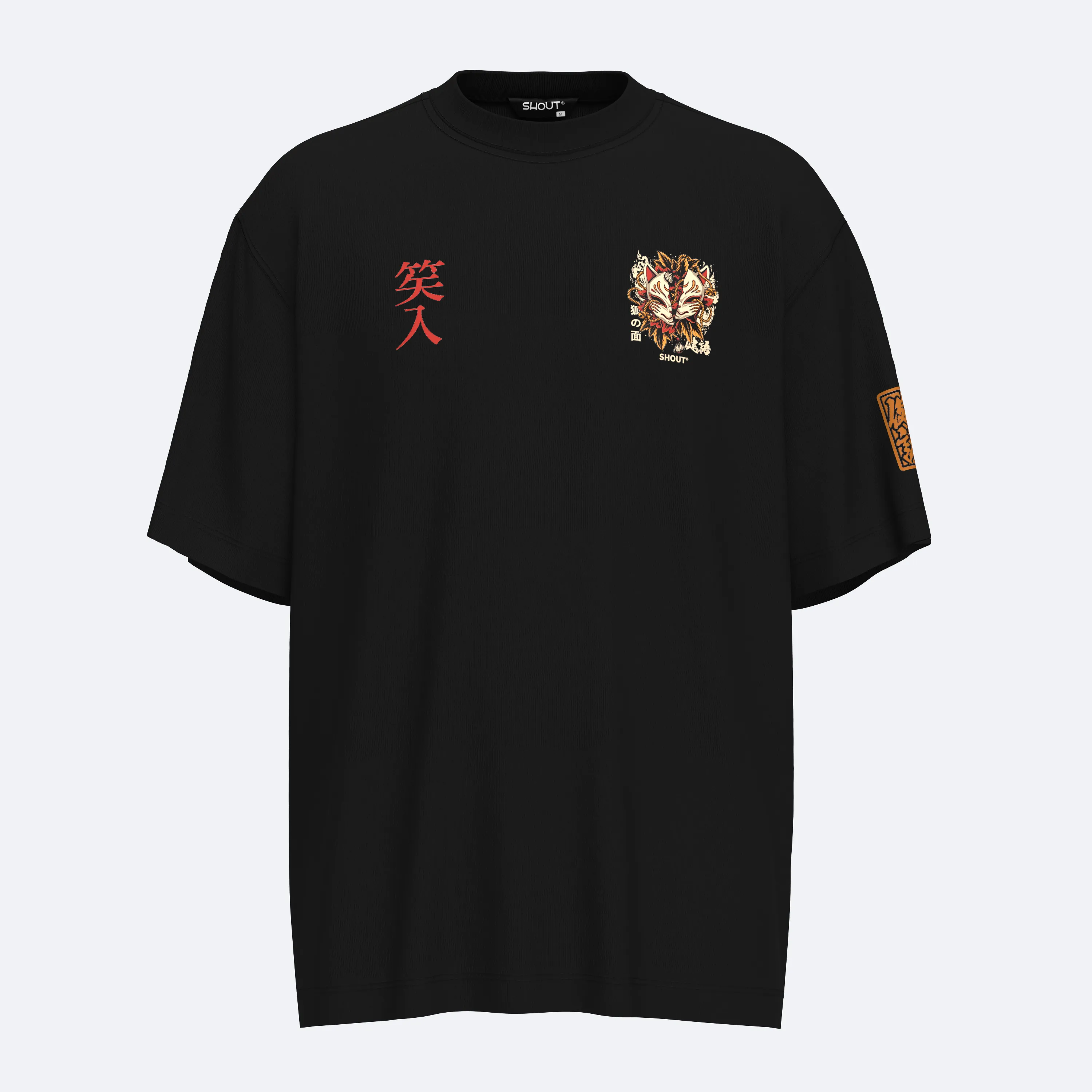 Shout Oversize Limited Edition Mask Kitsune 2022 Unisex T-Shirt