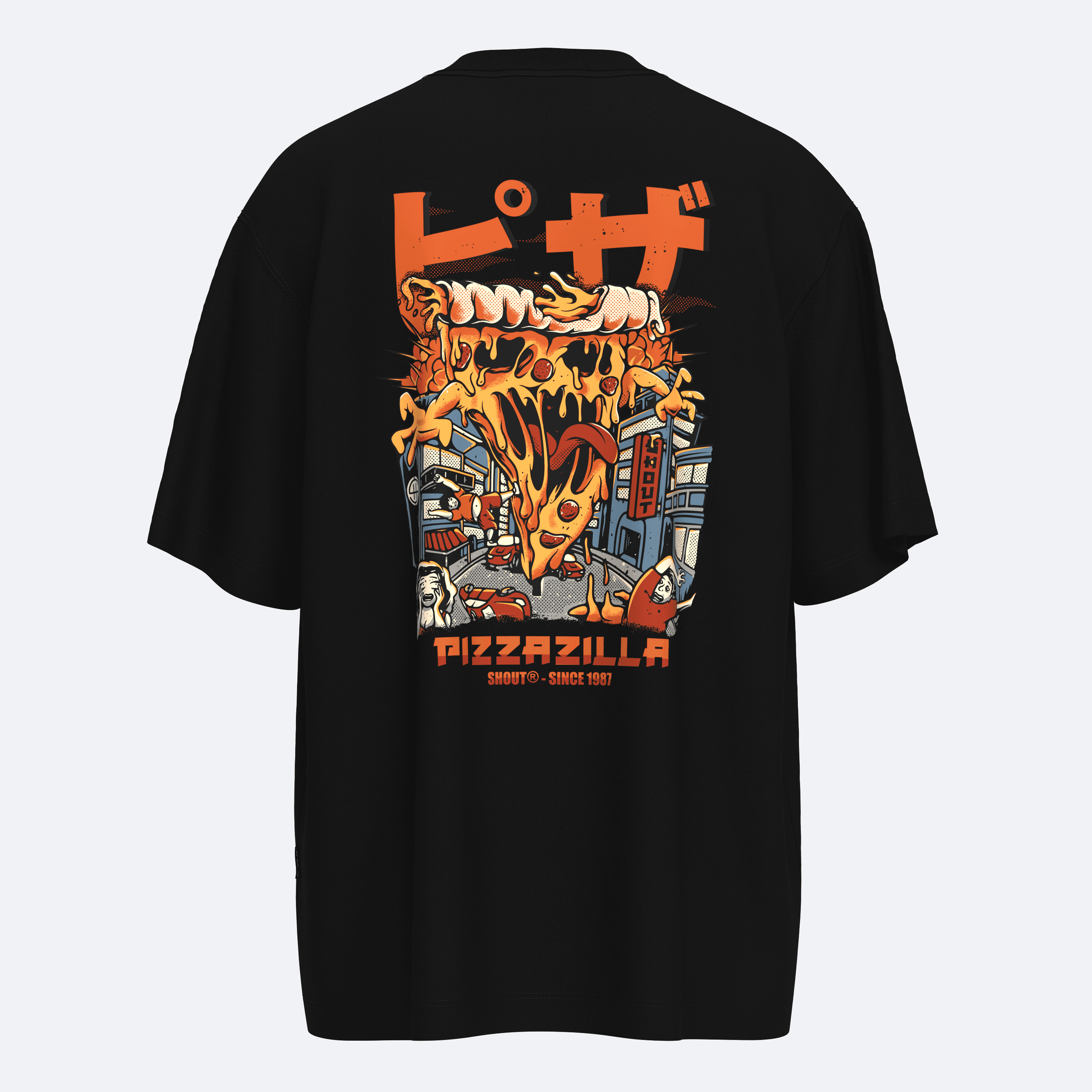 Oversize Shout Limited Edition Pizzazilla Unisex T-Shirt